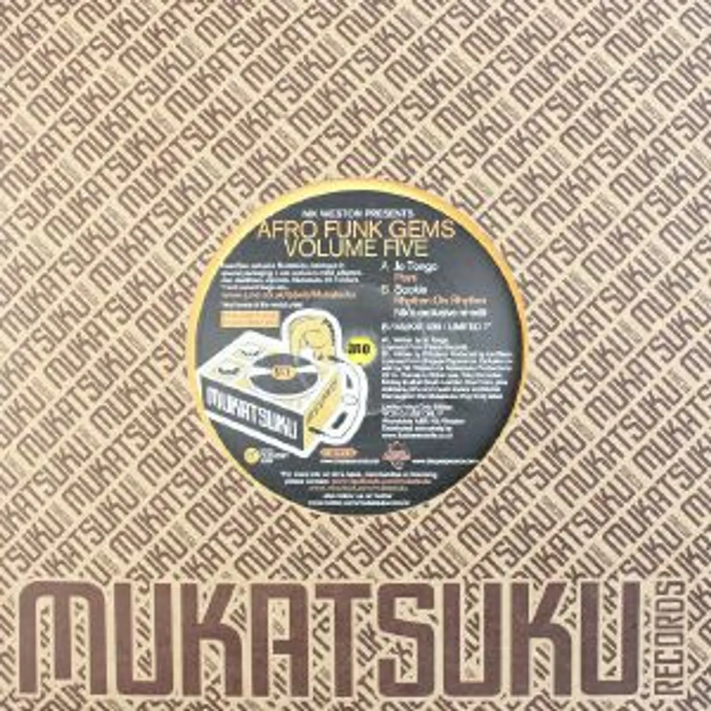 NIK WESTON PRESENTS AFRO FUNK GEMS 5 / VARIOUS Vinyl Record