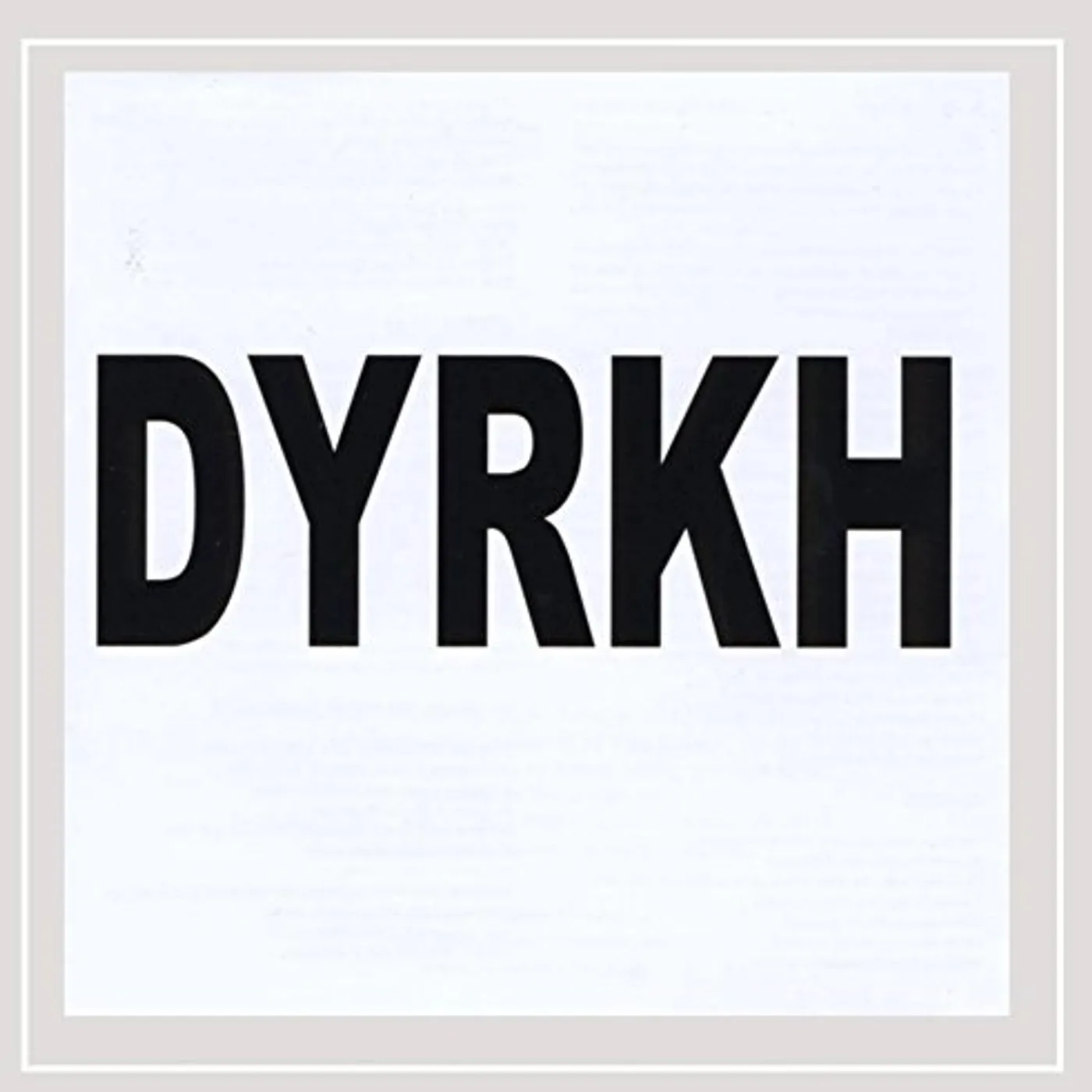 Robert Matter DYRKH CD