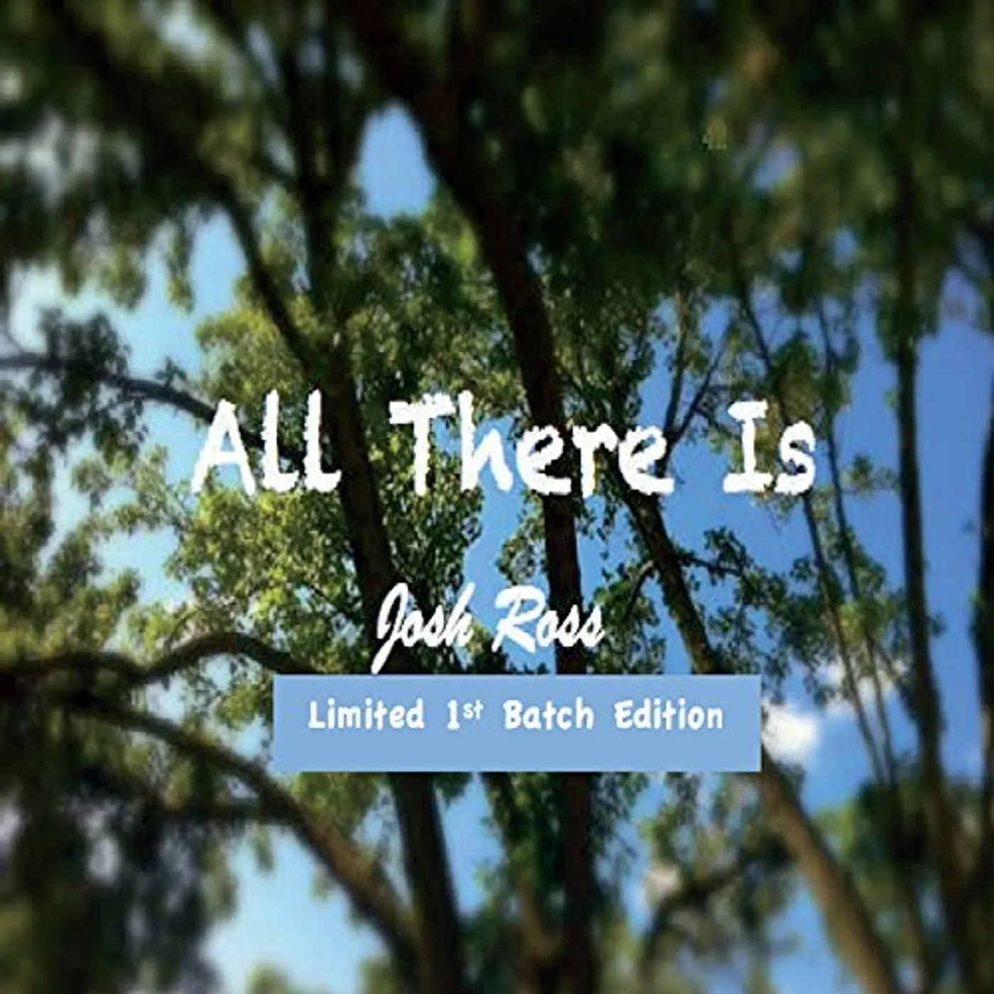 Josh Ross ALL THERE IS CD