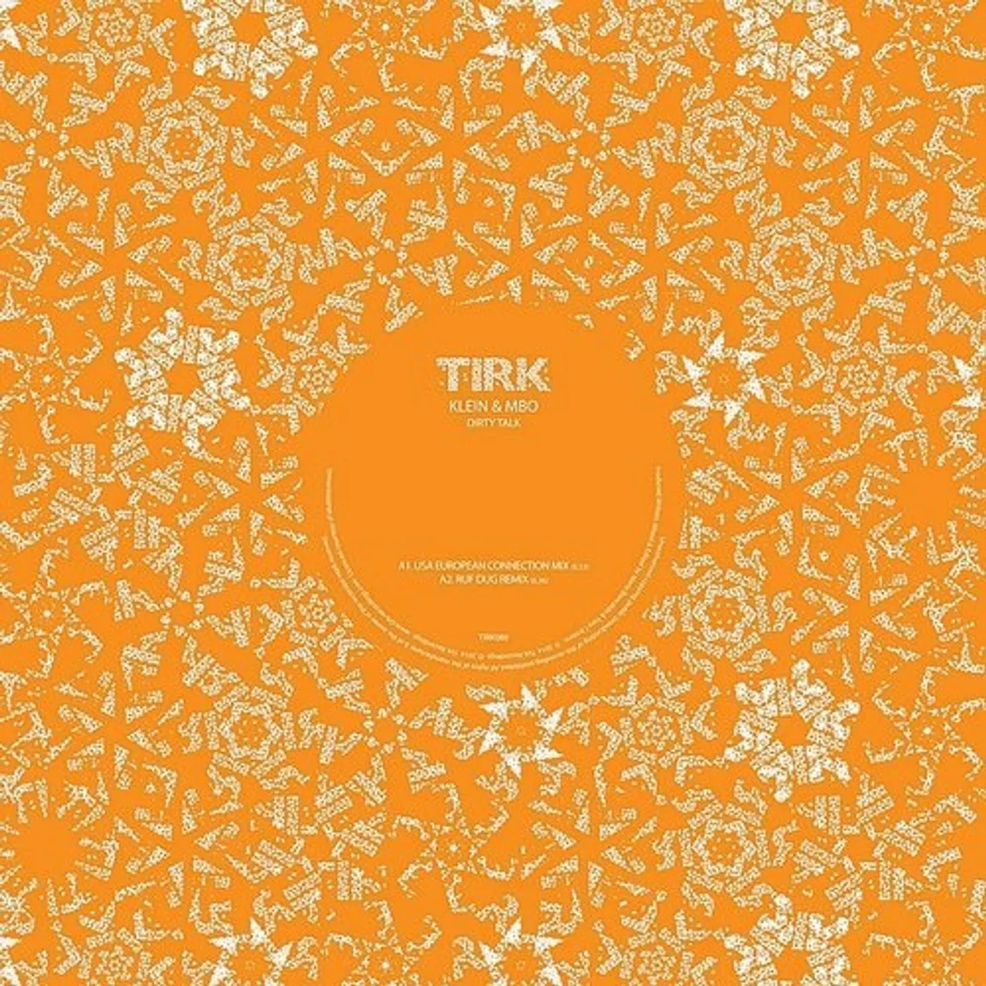 Klein & MBO DIRTY TALK Vinyl Record
