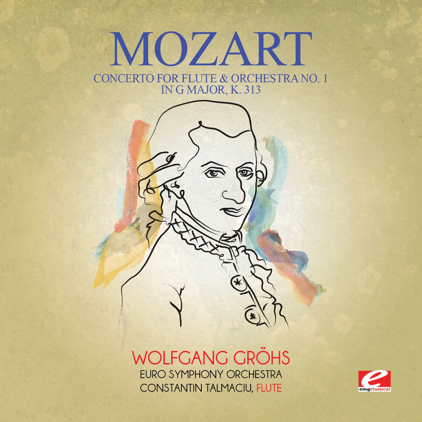 Wolfgang Amadeus Mozart CONCERTO FOR FLUTE & ORCHESTRA NO. 1 IN G MAJOR K. CD