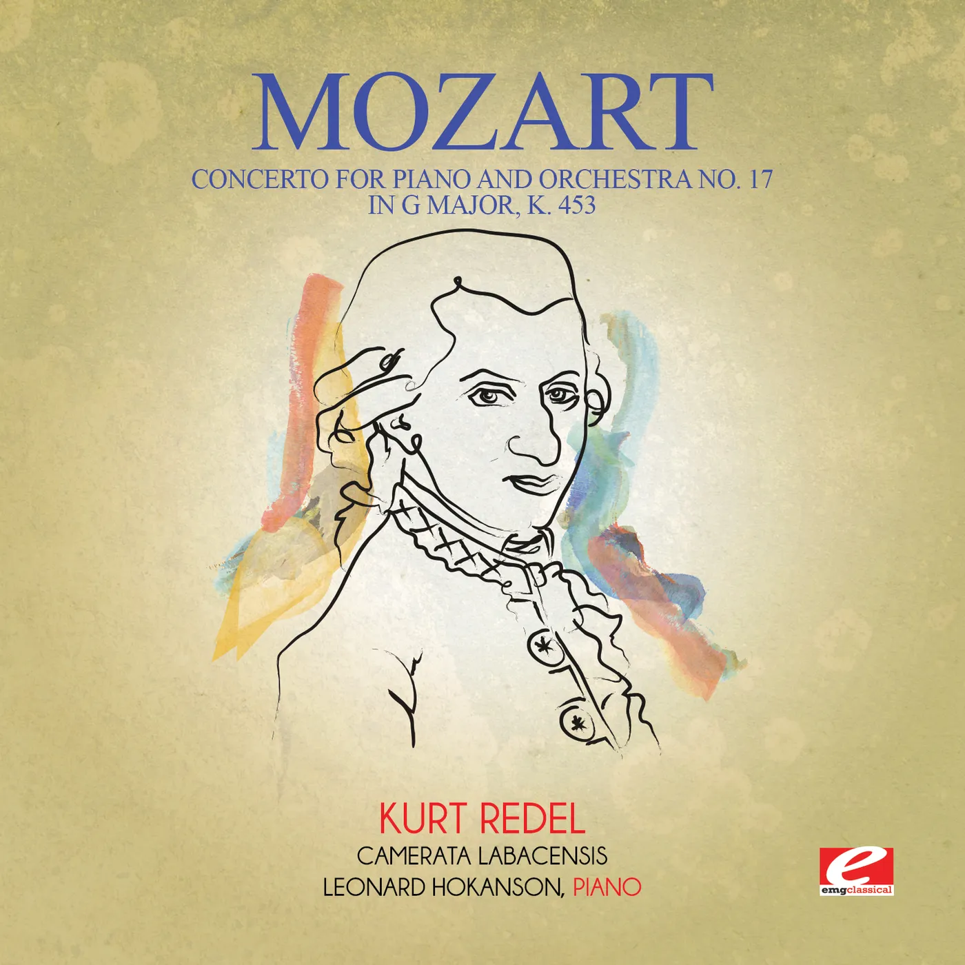 Wolfgang Amadeus Mozart CONCERTO FOR PIANO & ORCHESTRA NO. 17 IN G MAJOR K CD