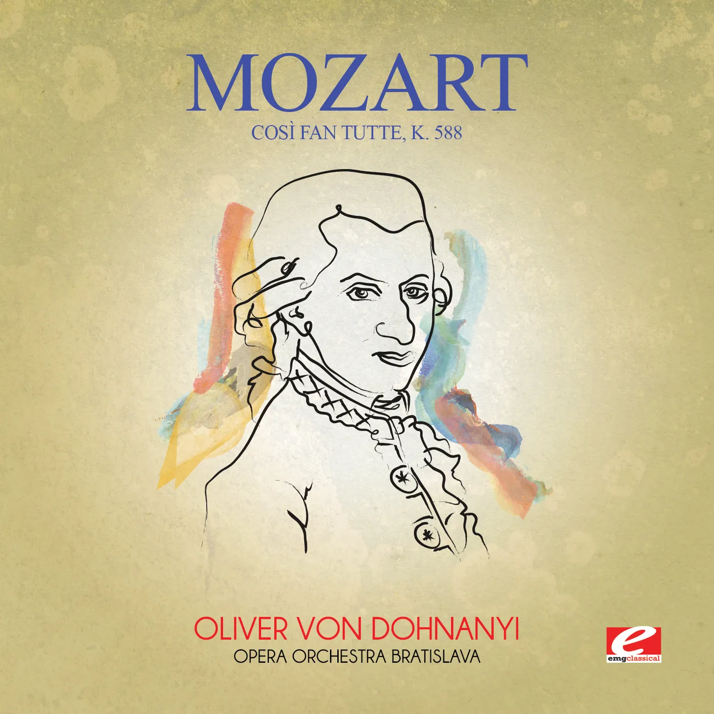 Wolfgang Amadeus Mozart COSI FAN TUTTE, K. 588 CD