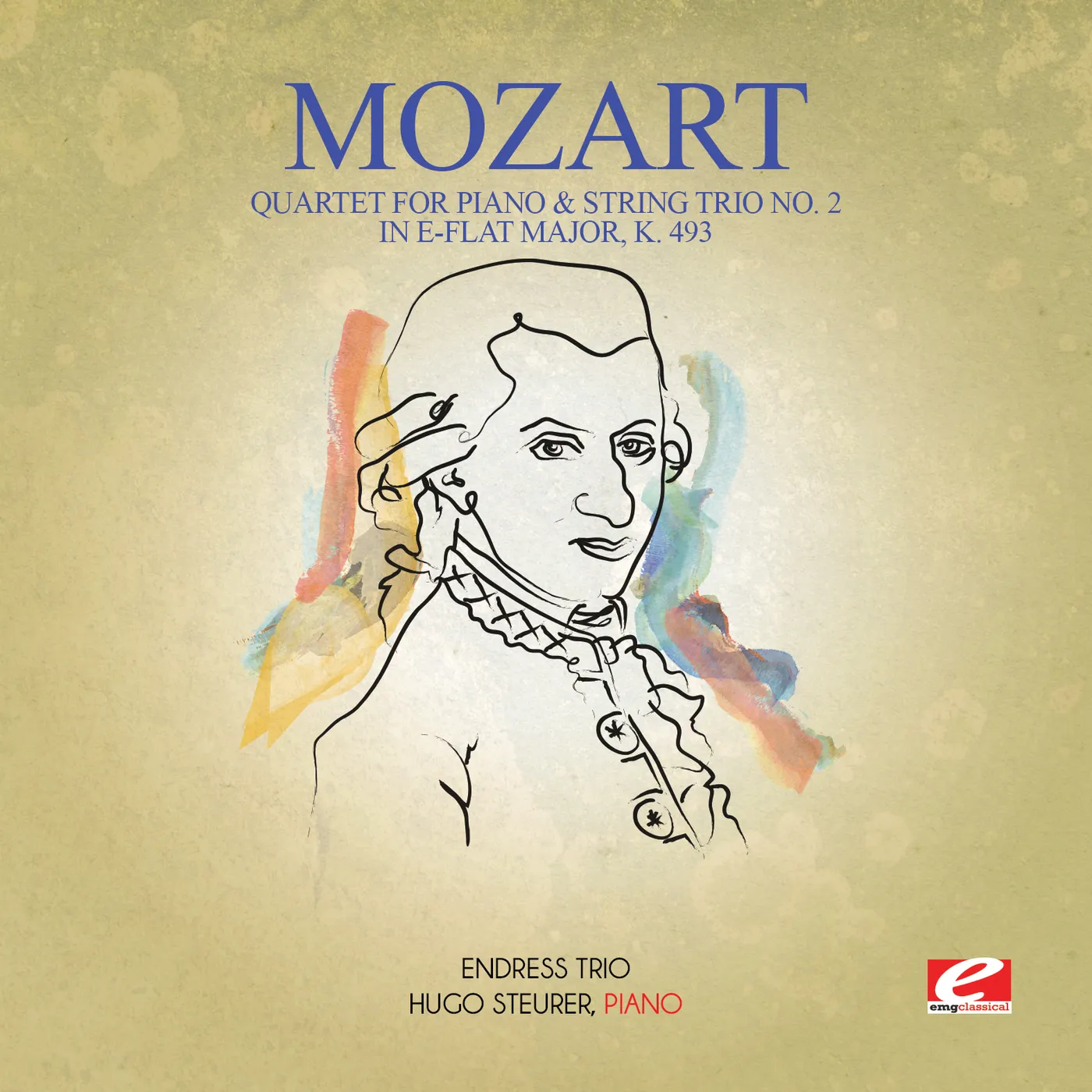 Wolfgang Amadeus Mozart QUARTET FOR PIANO & STRING TRIO NO. 2 IN E-FLAT CD