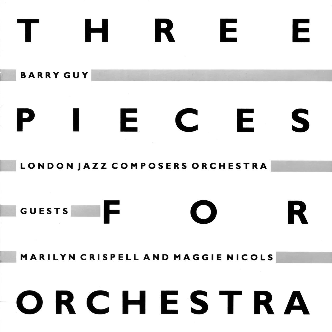 Barry Guy 3 PIECES FOR ORCHESTRA CD