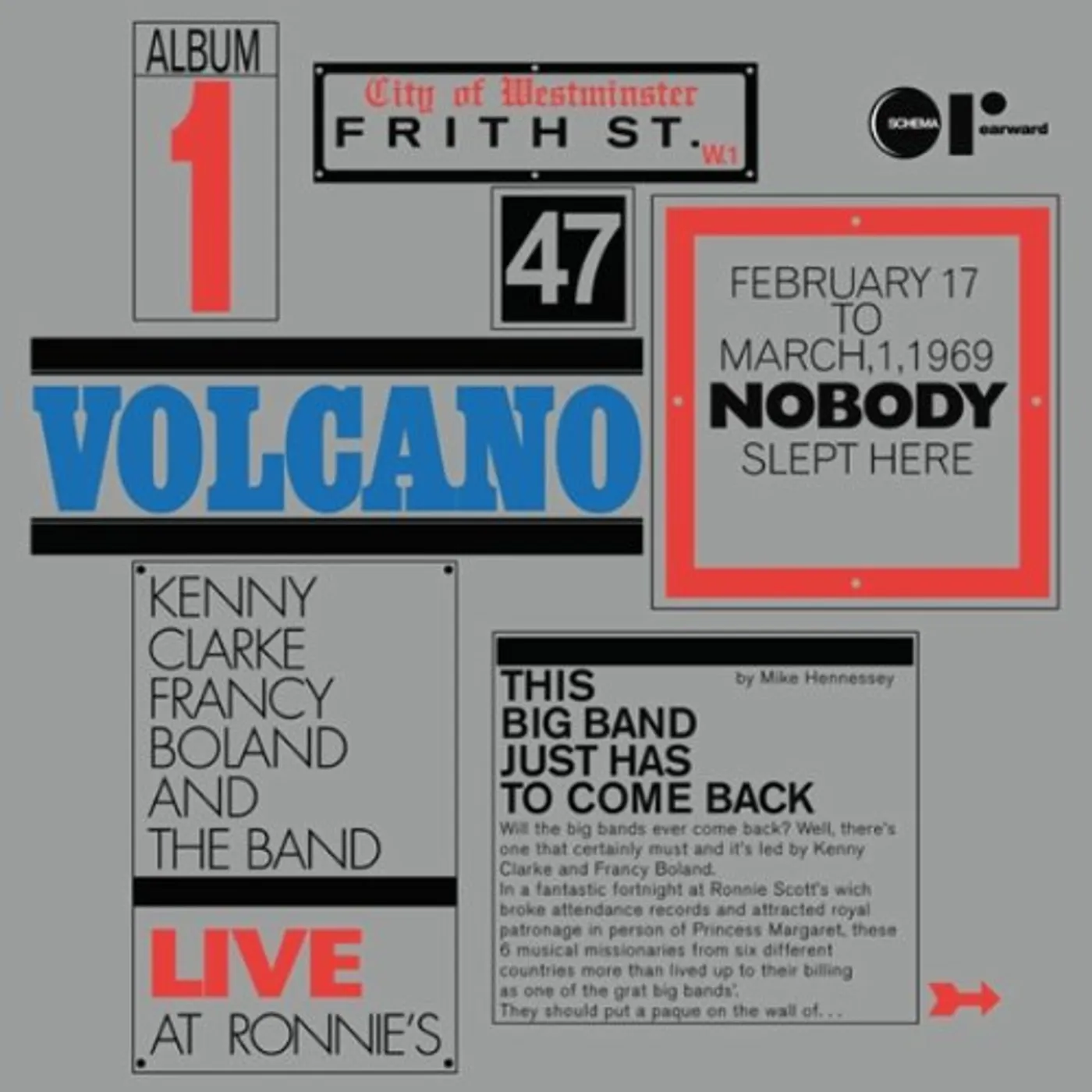 Kenny Clarke & Francy Boland VOLCANO Vinyl Record