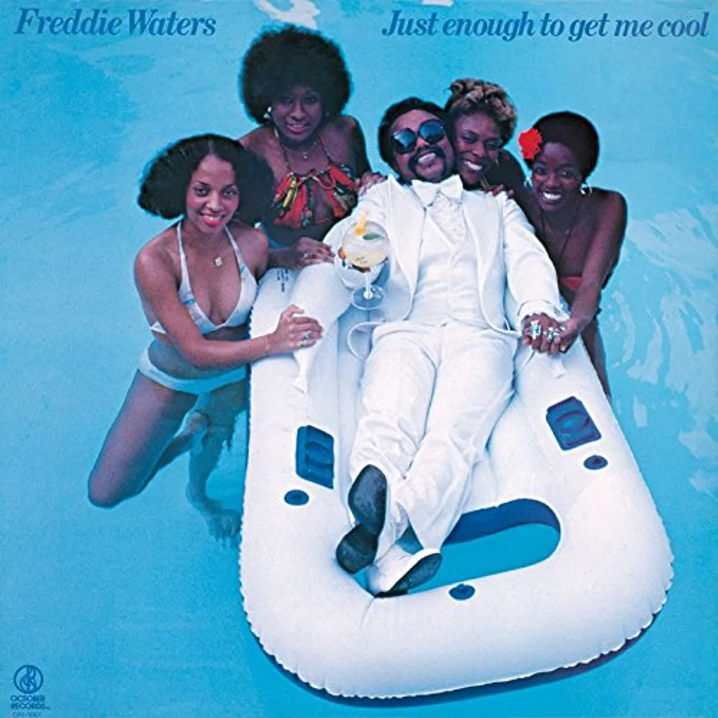 Freddie Waters JUST ENOUGH TO GET ME COOL Vinyl Record - Japan Release