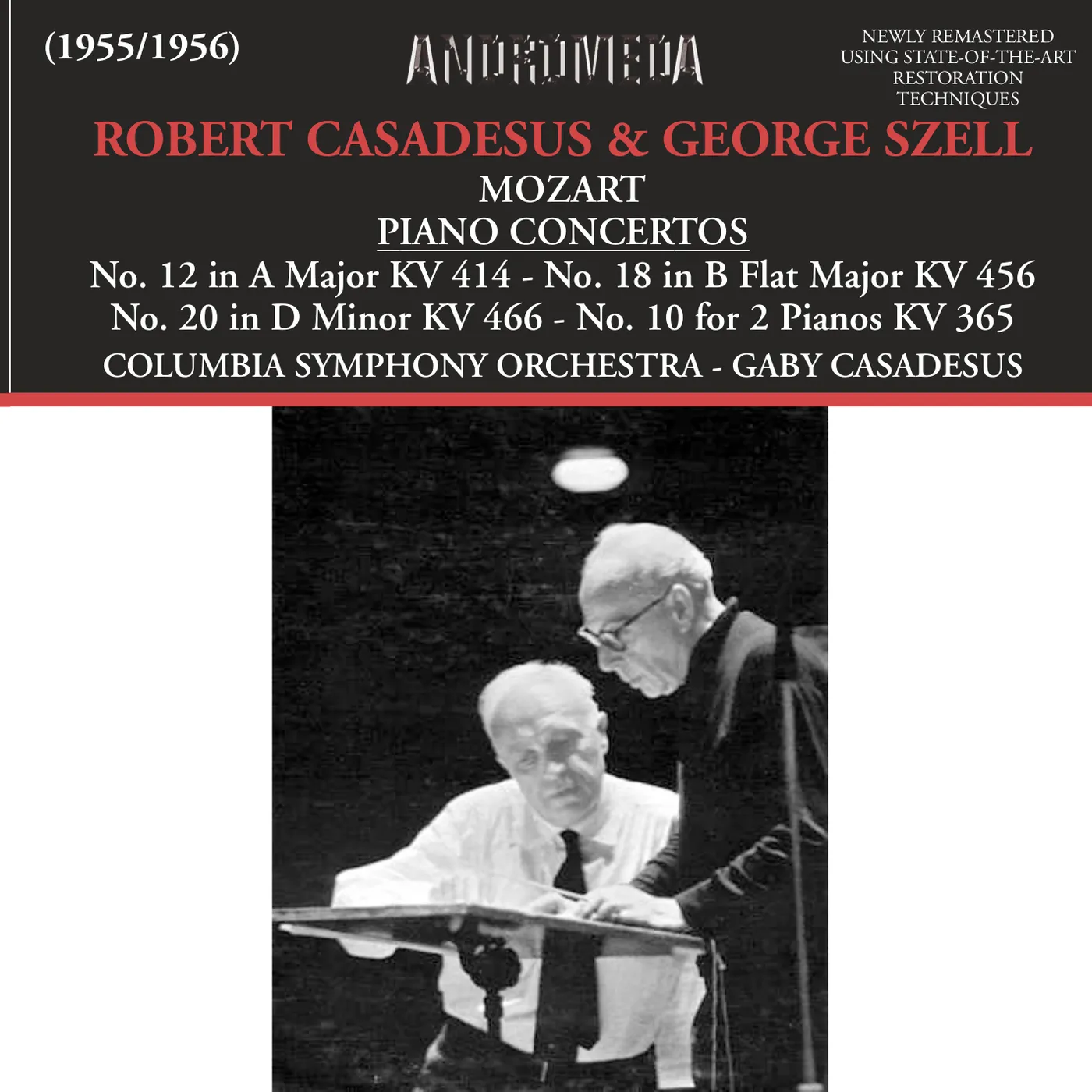 Wolfgang Amadeus Mozart KLAVIERKONZERTE 121820 & 10 CD