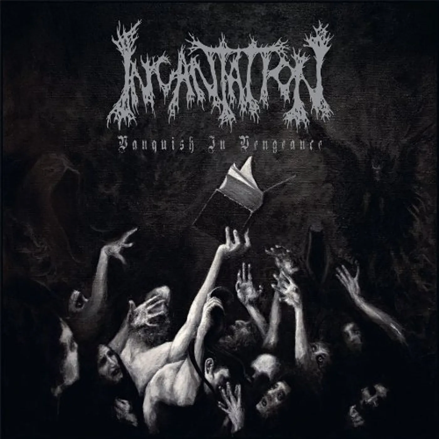 Incantation VANQUISH IN VENGENCE (ORANGE / BLACK MARBLE VINYL) Vinyl Record