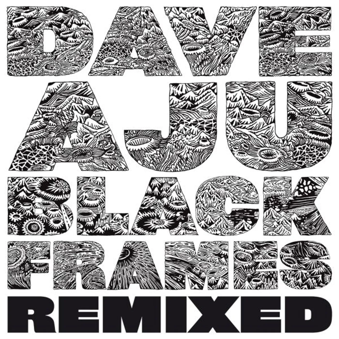Dave Aju Black Frames Remixed Vinyl Record
