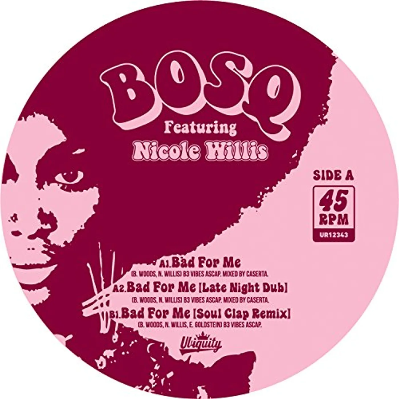 Bosq Of Whiskey Barons Bad for Me Vinyl Record