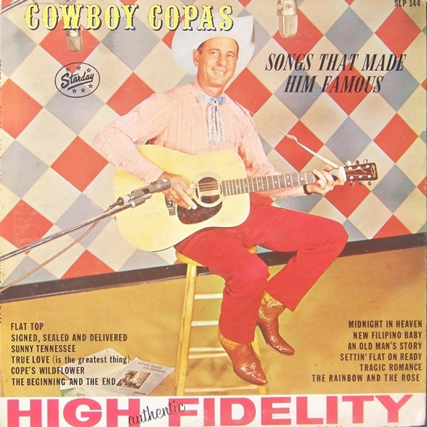 Cowboy Copas BEGINNING & THE END Vinyl Record