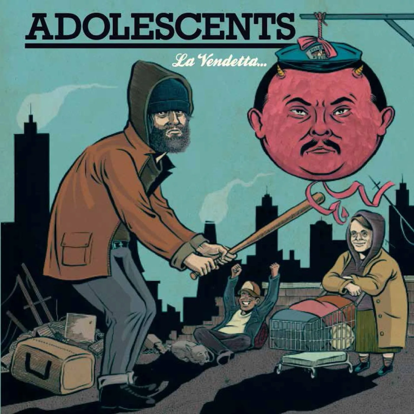 Adolescents LA VENDETTA E UN PIATTO CHE VA SERVITO FREDDO Vinyl Record