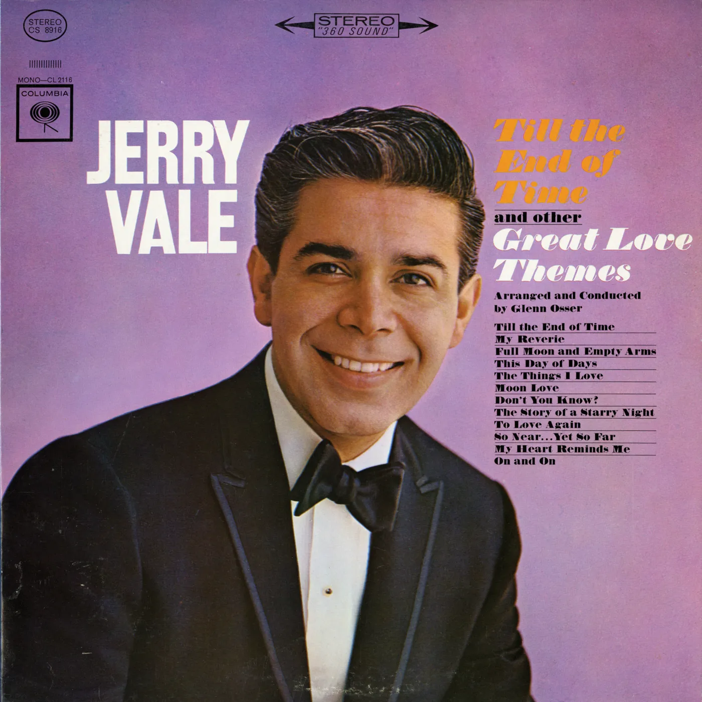 Jerry Vale TILL THE END OF TIME CD