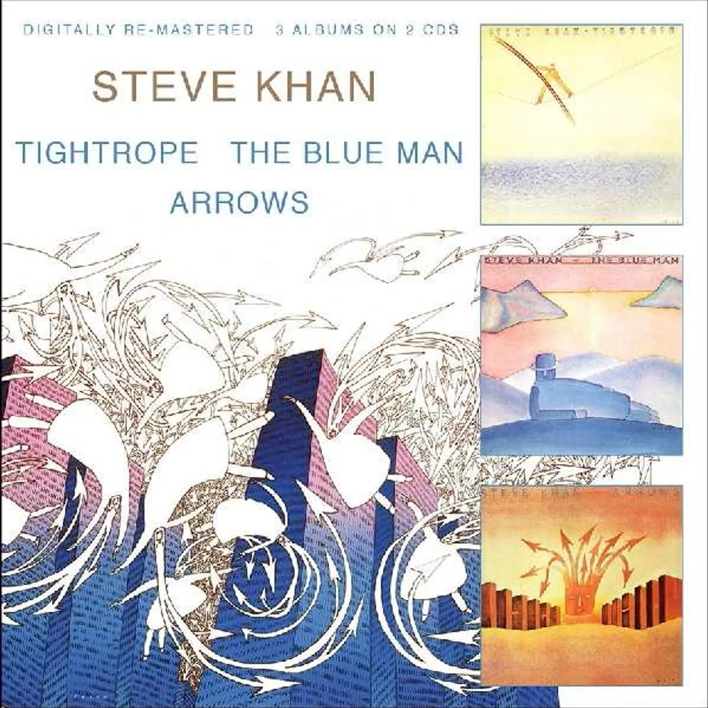 Steve Khan TIGHTROPE / BLUE MAN / ARROWS CD