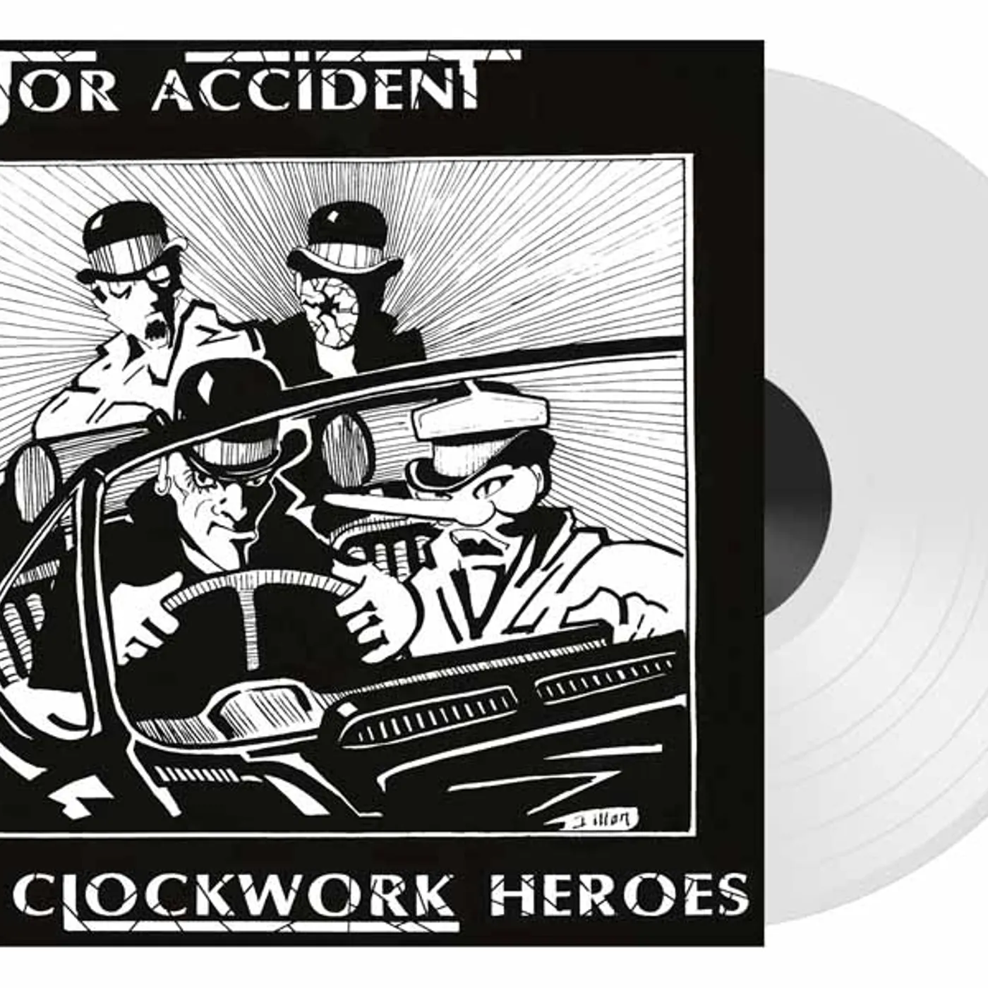 Major Accident CLOCKWORK HEROES-THE BEST OF Vinyl Record