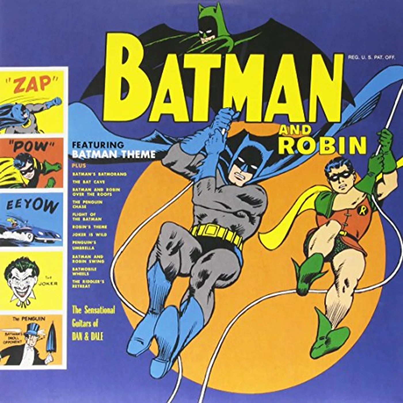SENSATIONAL GUITARS OF DAN & DALE : SUN RA ARKESTA Batman And Robin Vinyl Record