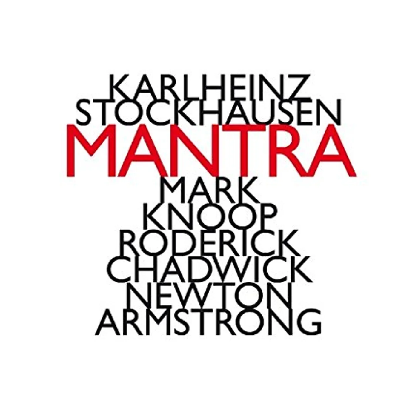 Karlheinz Stockhausen MANTRA CD
