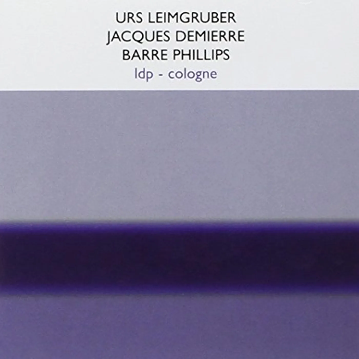 Urs Leimgruber IDP-COLOGNE CD