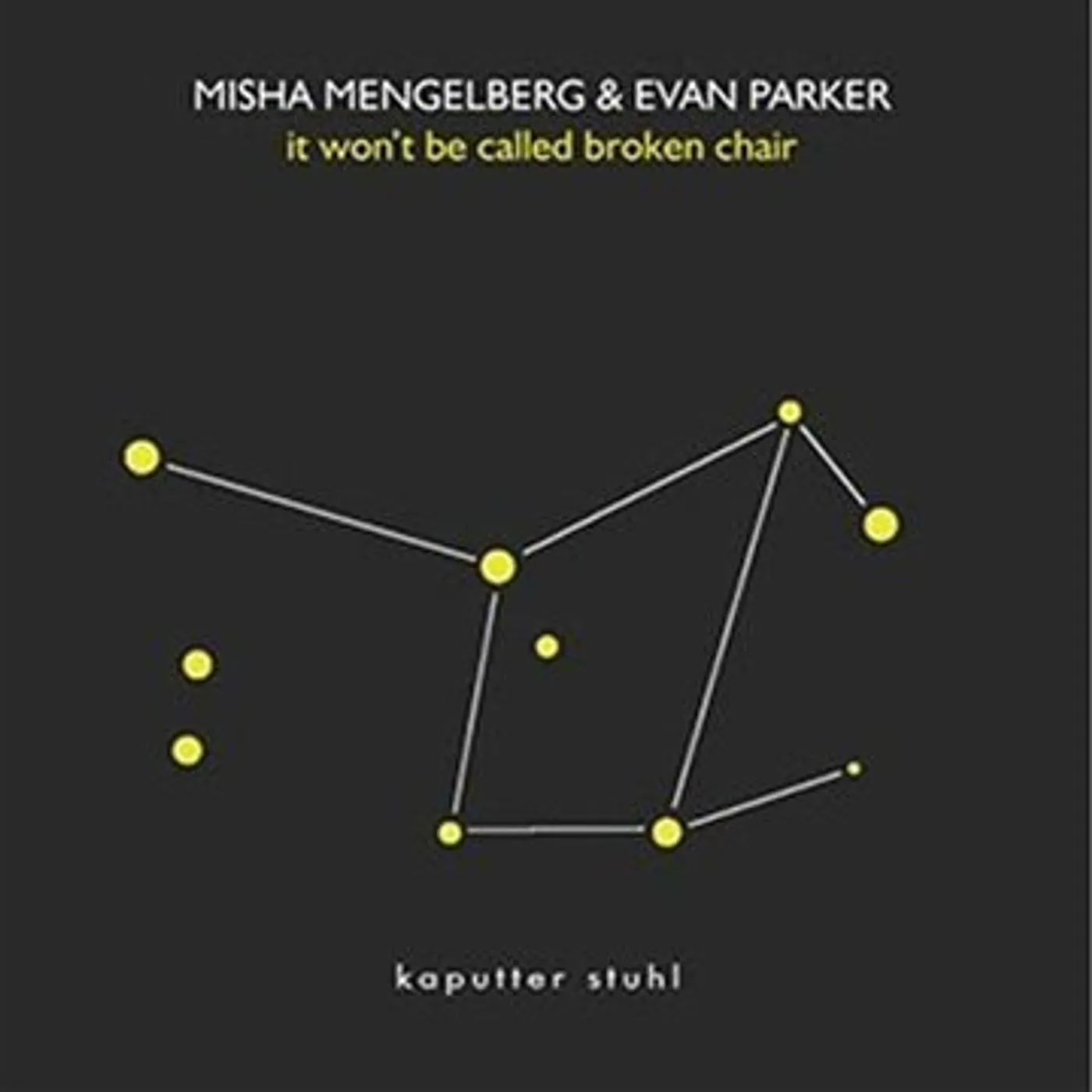 Evan Parker WITH MISHA MEGELBERG-BROKEN CHAIR CD