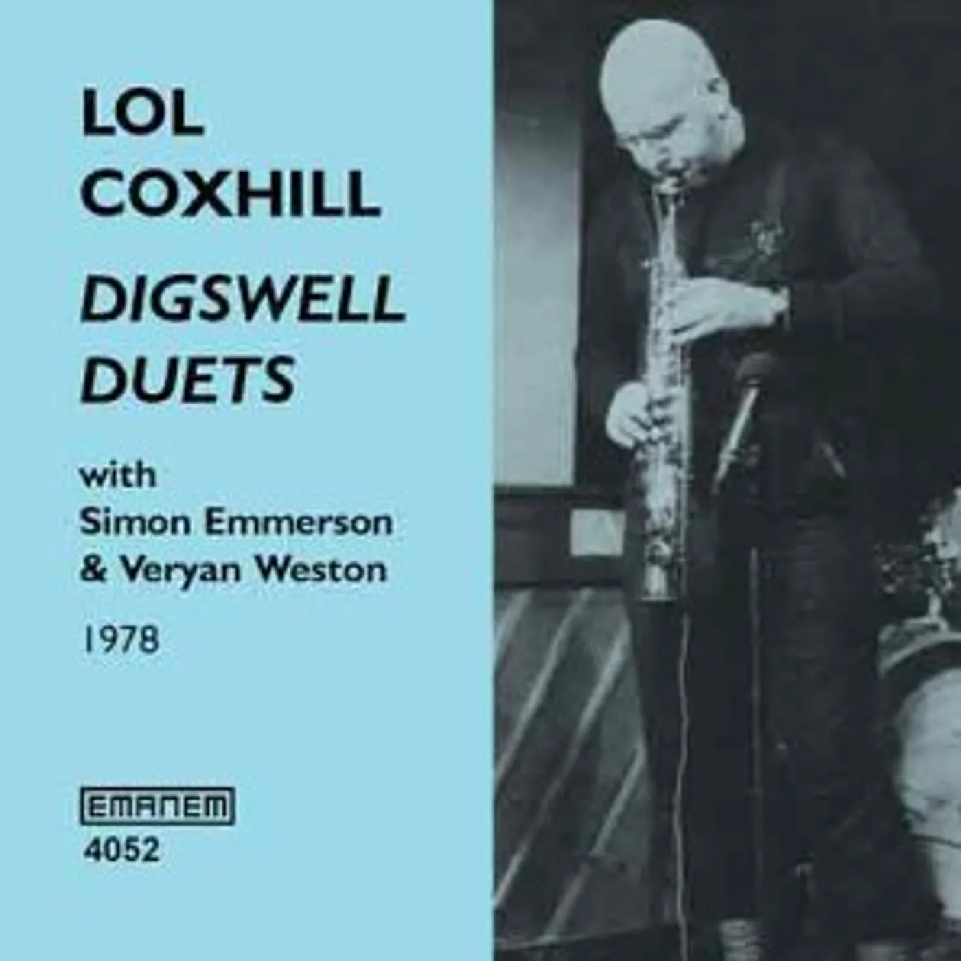 Lol Coxhill DIGSWELL DUETS CD
