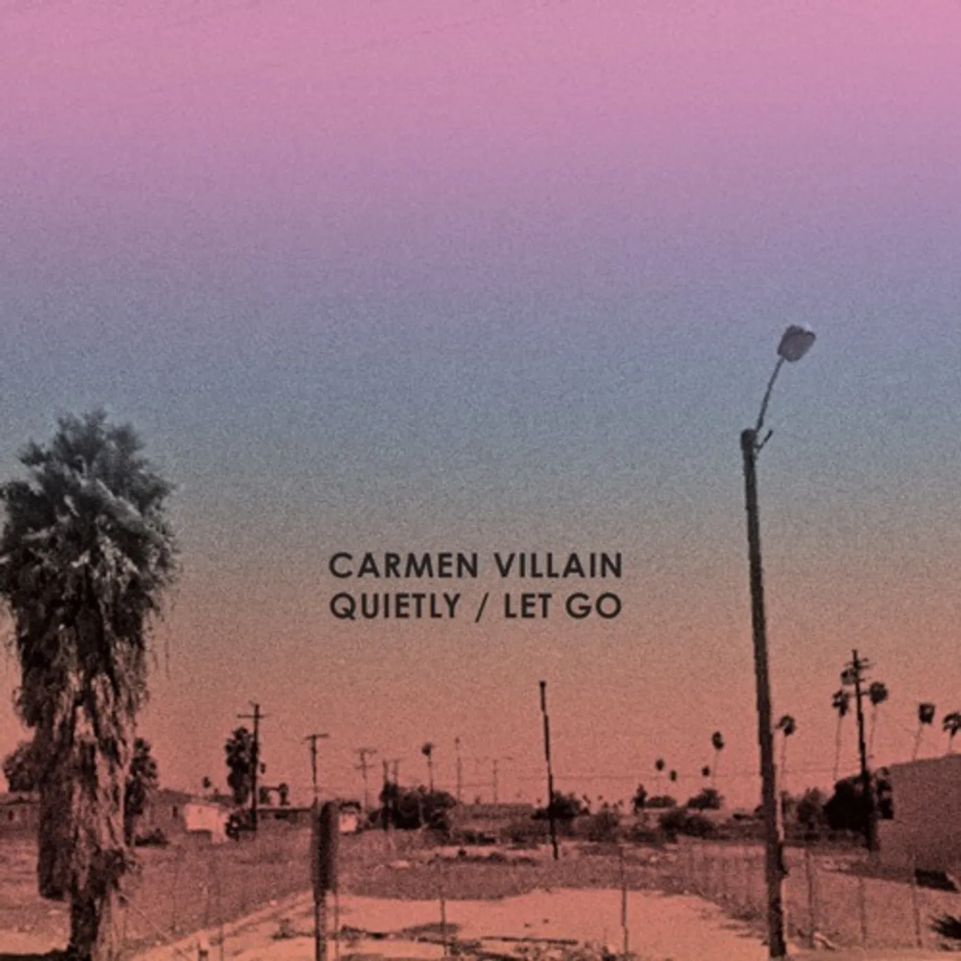 Carmen Villain Quietly / Let Go Vinyl Record