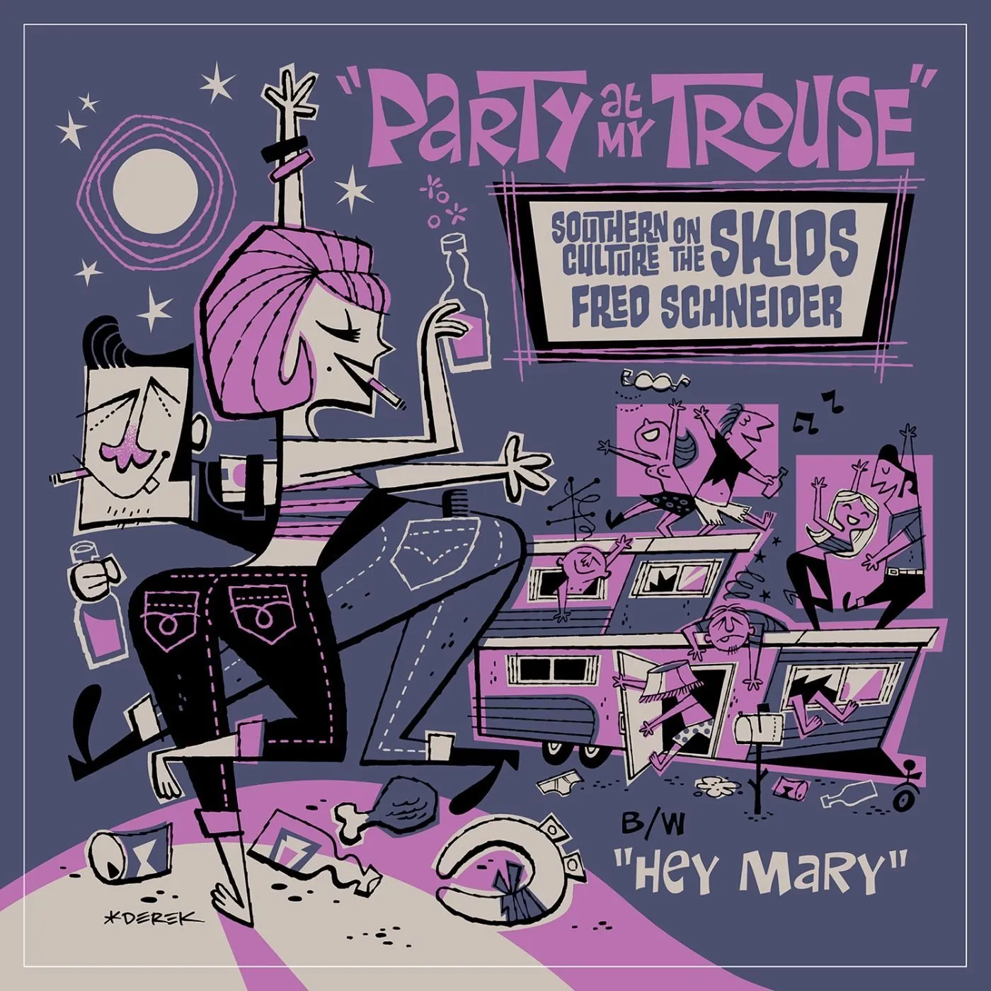 Southern Culture On The Skids / Fred Schneider Party At My Trouse Vinyl Record