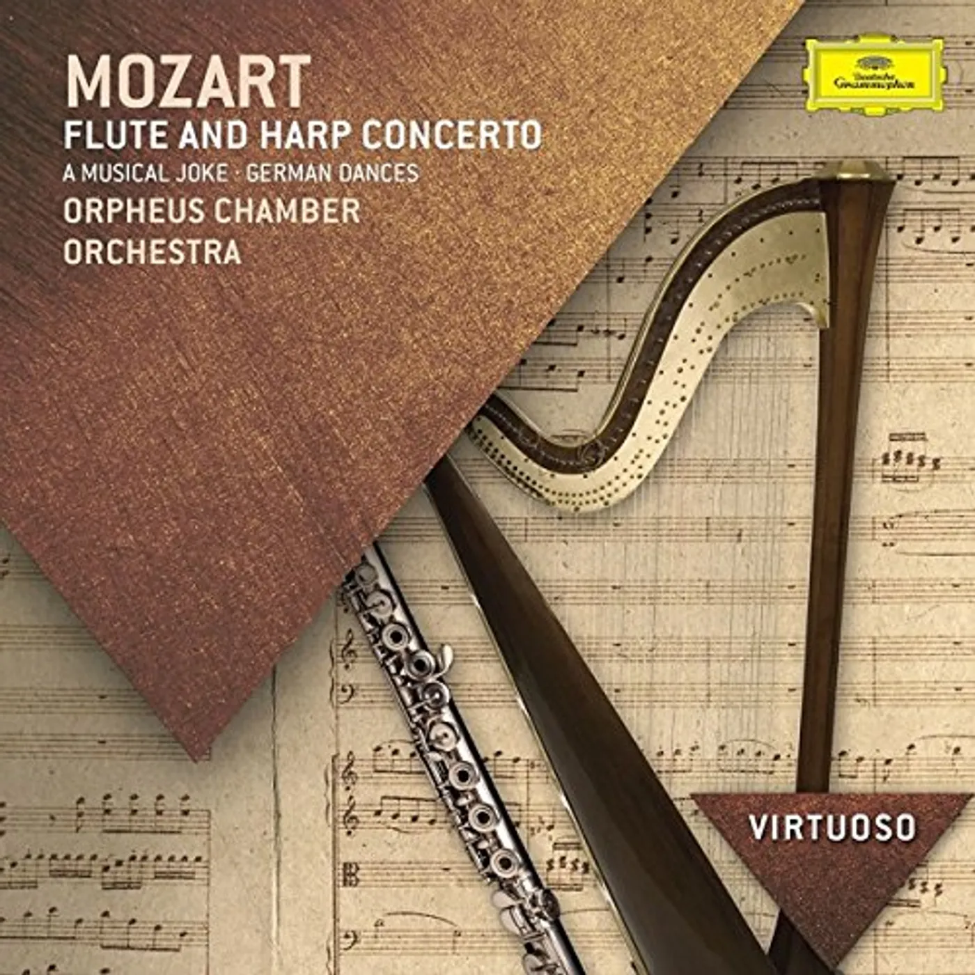 Orpheus Chamber Orchestra VIRTUOSO: MOZART FLUTE & HARP CONCERTO A MUSICAL CD