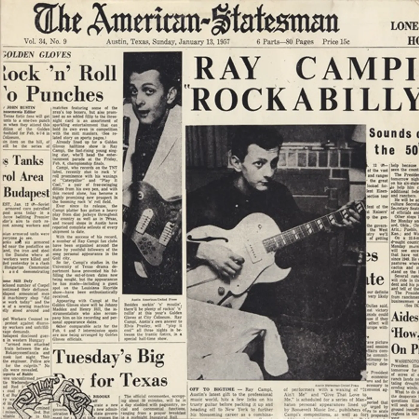 Ray Campi ROCKABILLY Vinyl Record