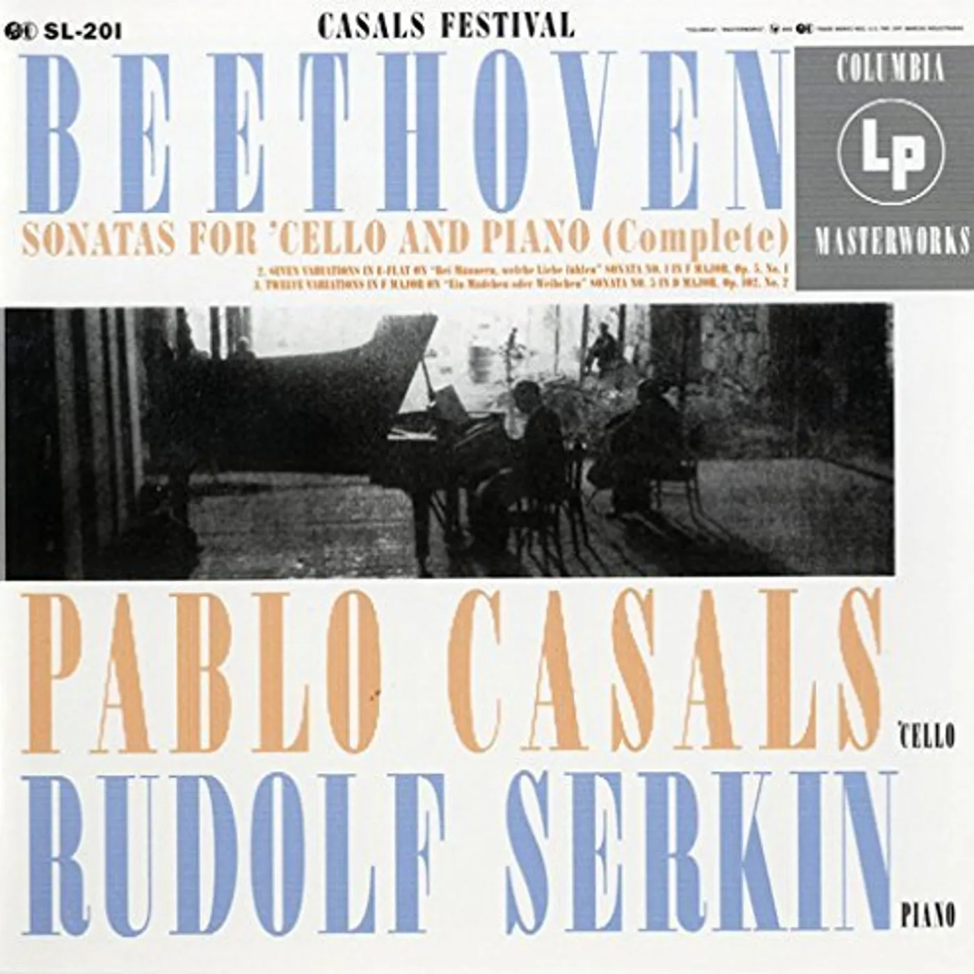 Pablo Casals BEETHOVEN: COMPLETE CELLO SONATAS CD