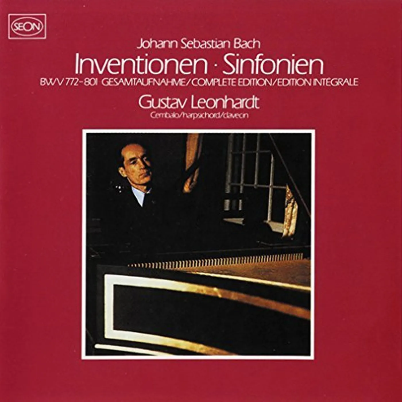 Gustav Leonhardt BACH: INVENTIONS & SINFONIAS CD