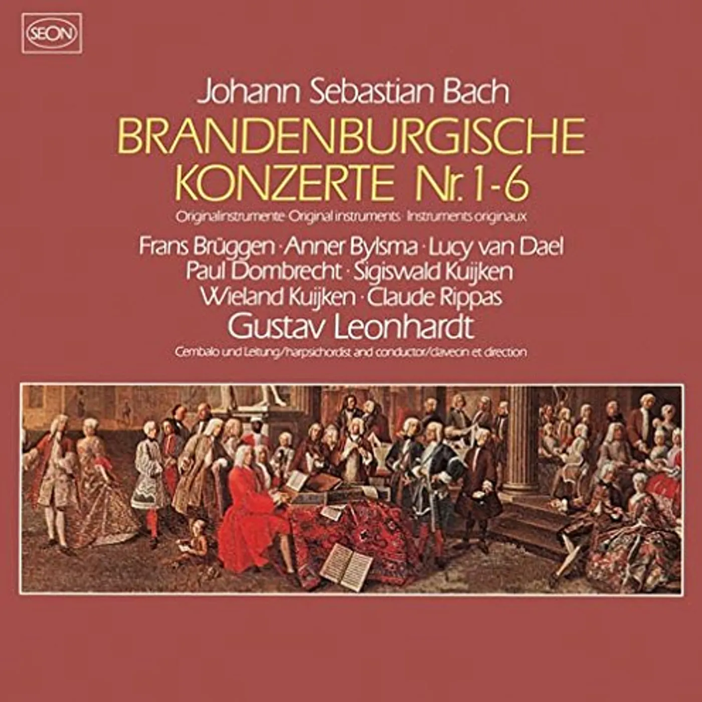 Gustav Leonhardt J. S. BACH: BRANDENBURG CONCERTOS CD