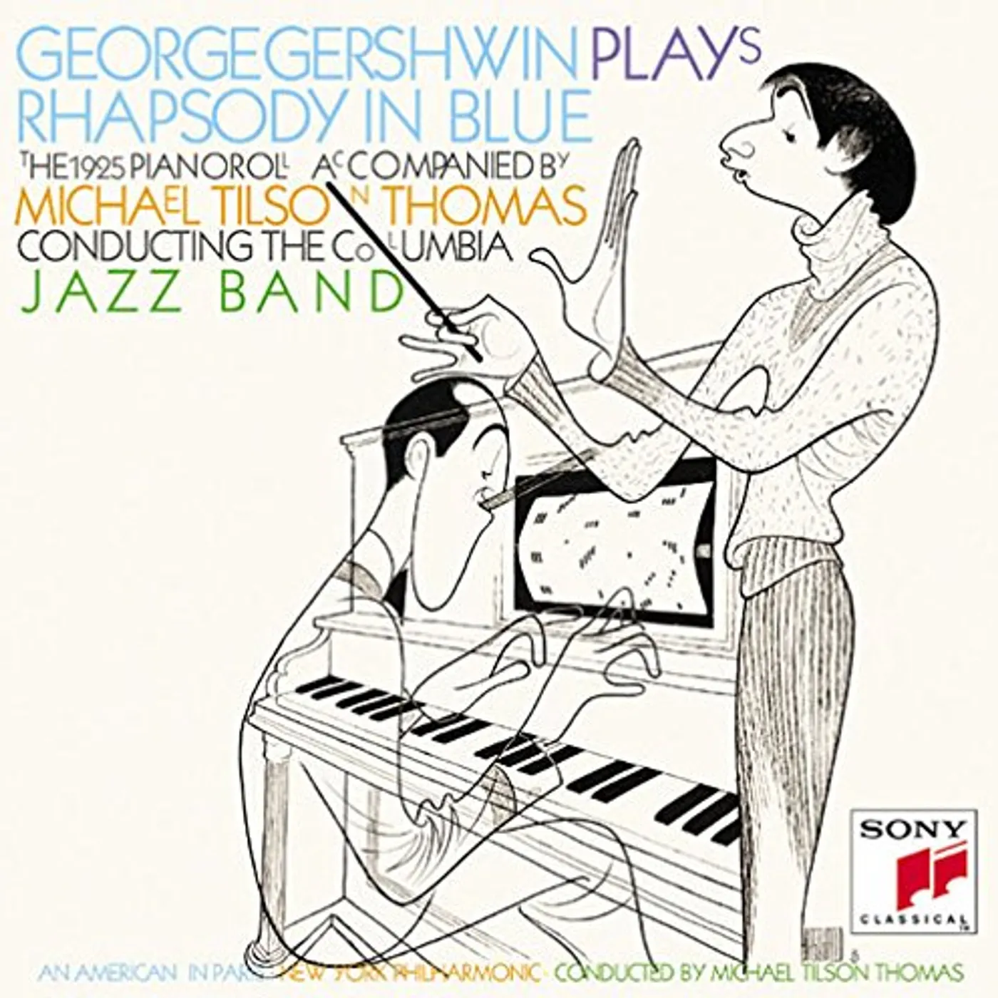 Michael Tilson Thomas GERSHWIN: RHAPSODY IN & AN AMERICAN CD