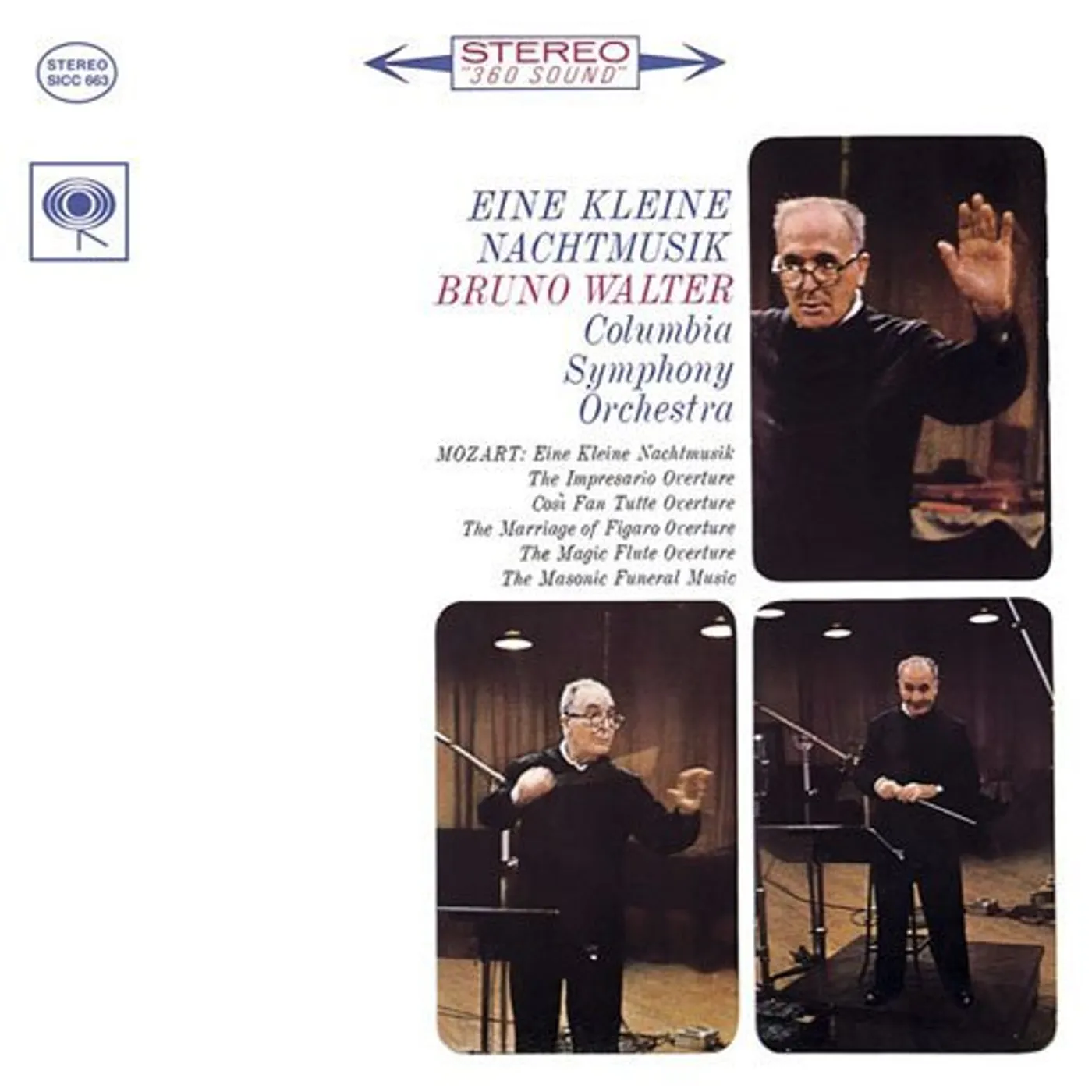 Bruno Walter MOZART: EINE KLEINE NACHTMUSIK & OVE CD