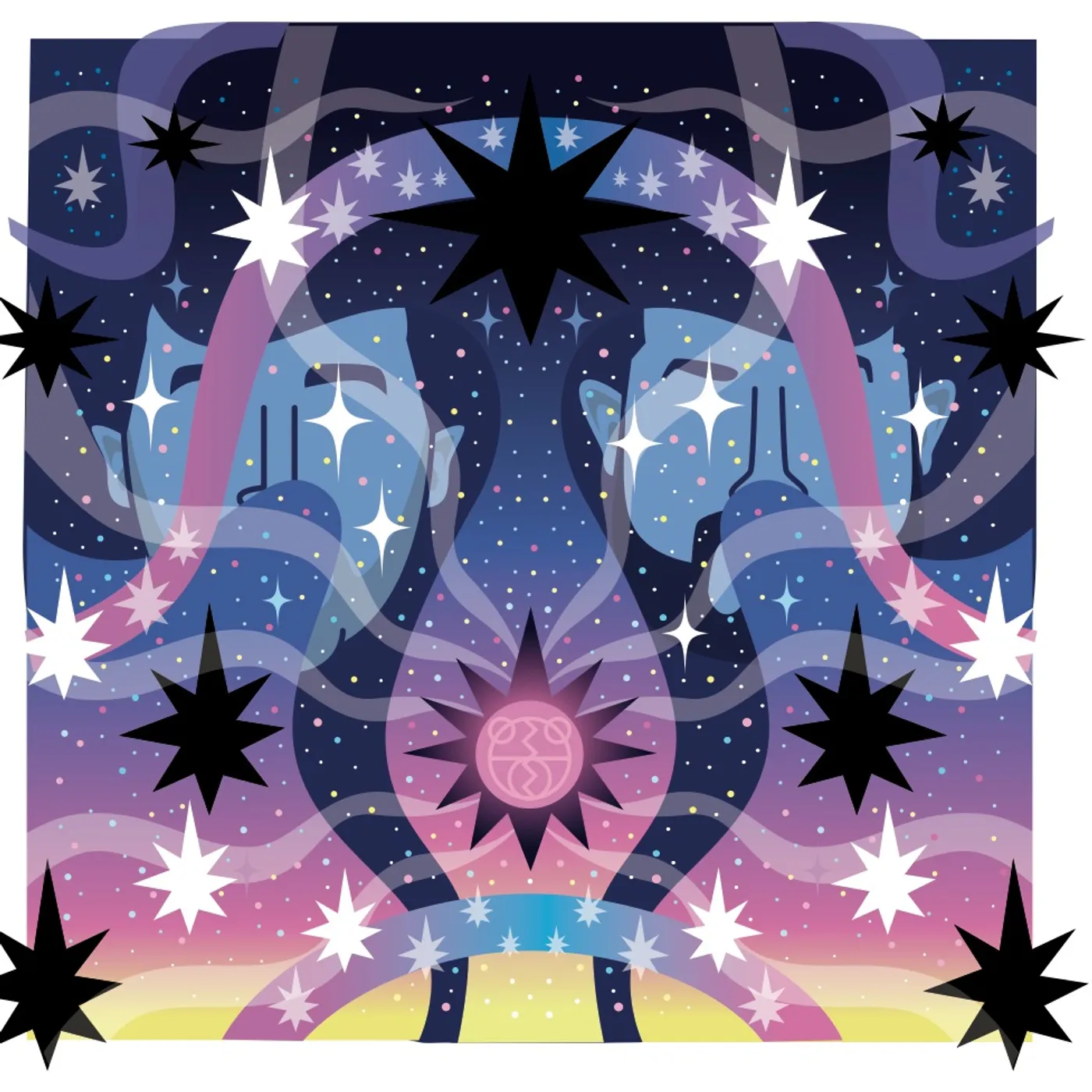 Two Bears Bears in Space Vinyl Record