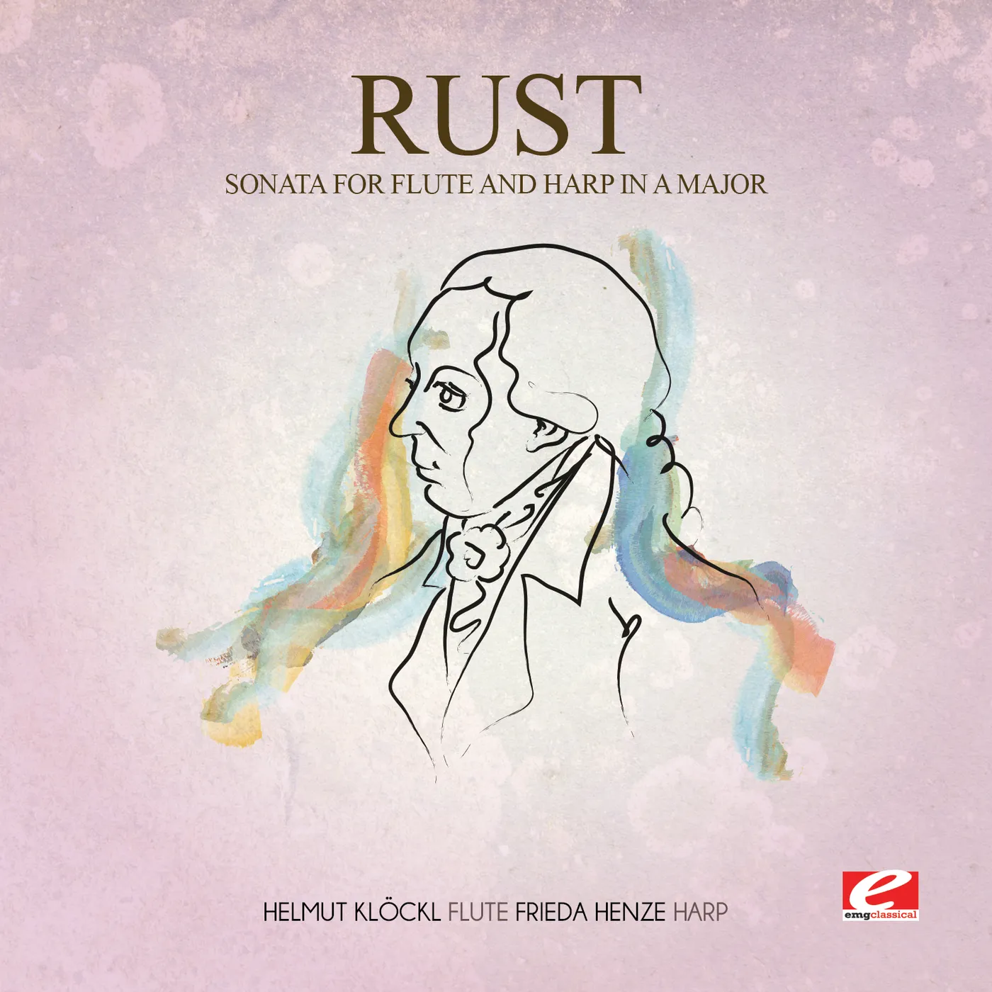 Rust SONATA FOR FLUTE AND HARP IN A MAJOR CD