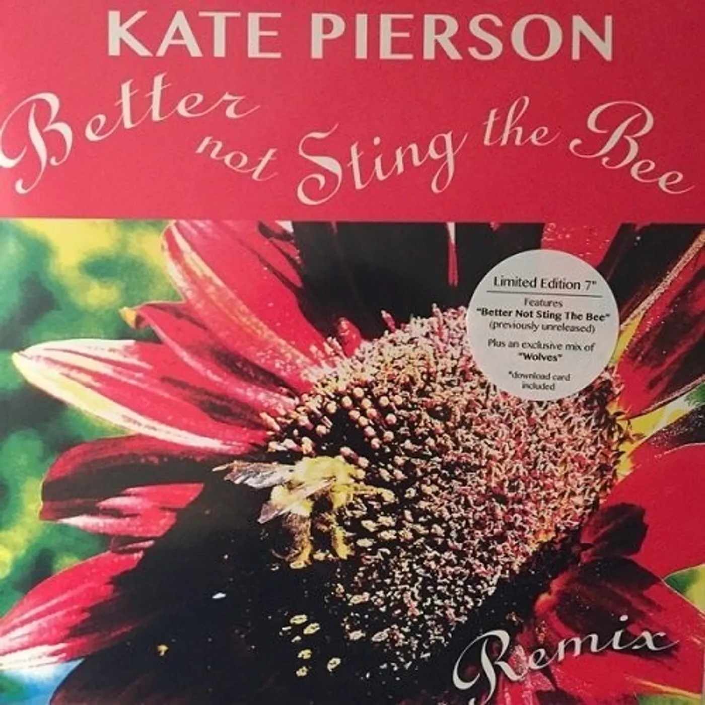 Kate Pierson DON'T STING THE BEE Vinyl Record