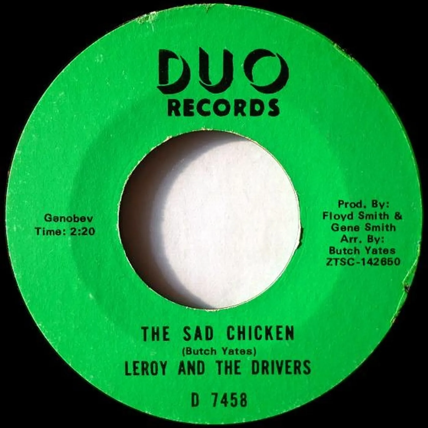 Leroy & The Drivers Rainy Night in Georgia Vinyl Record
