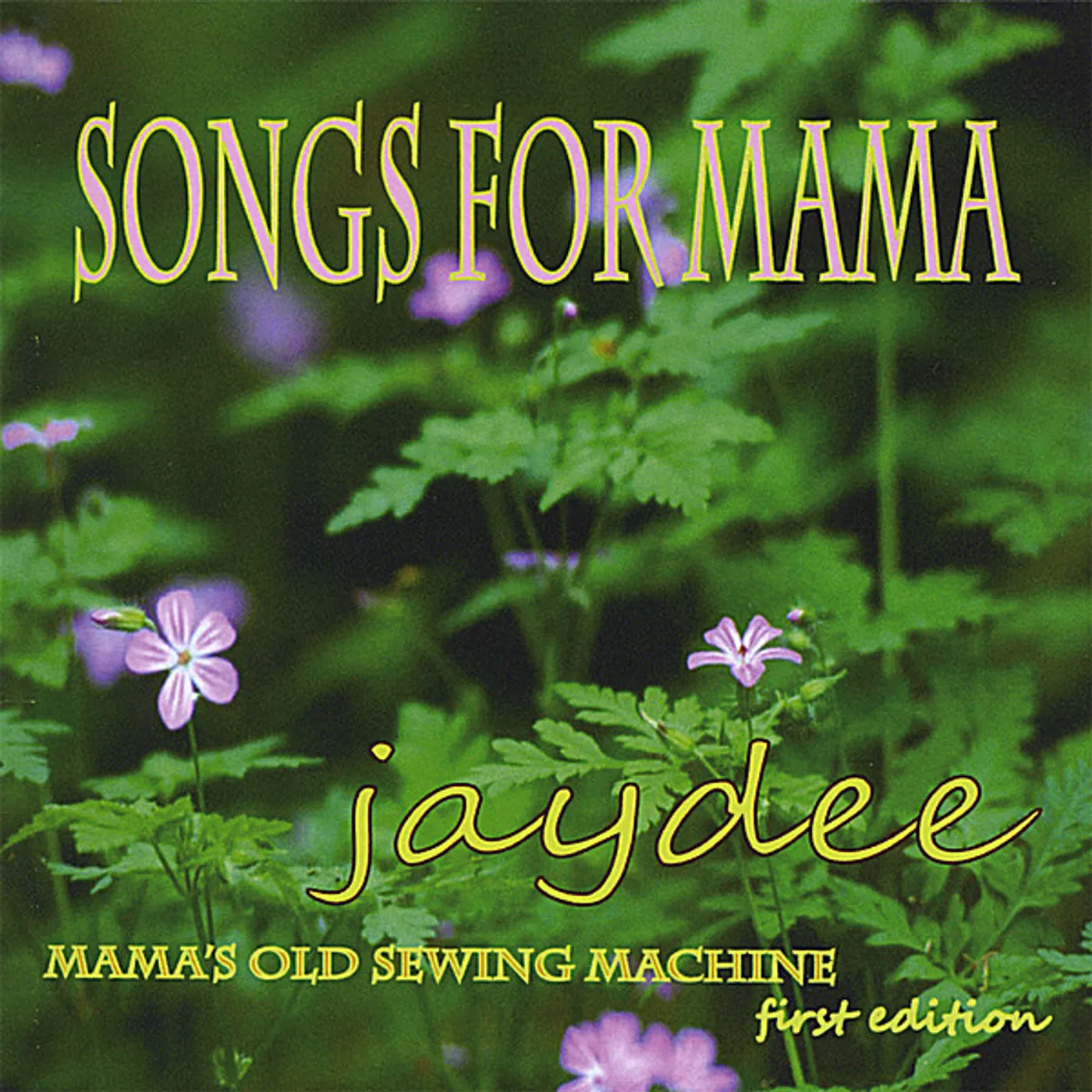 Jaydee SONGS FOR MAMA CD