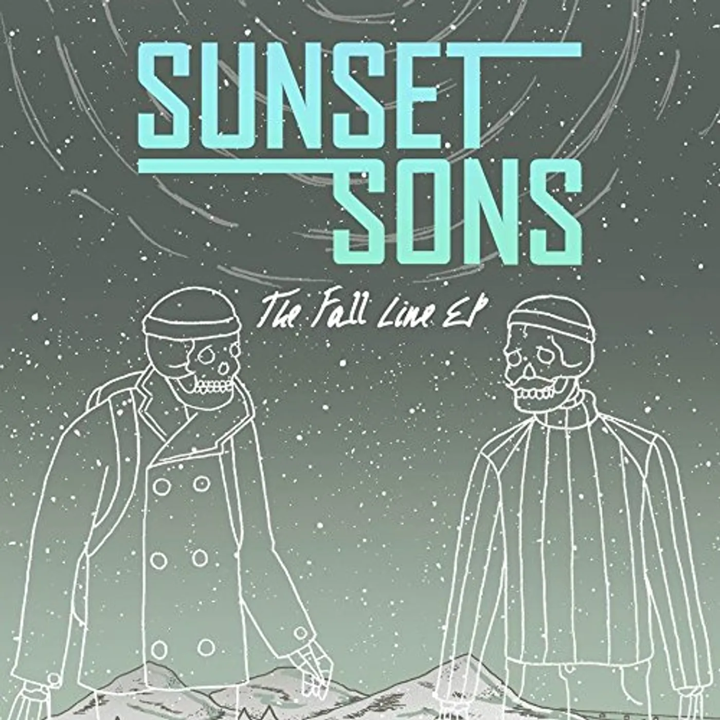 Sunset Sons FALL LINE   (EP) Vinyl Record - UK Import, 10 Inch Single