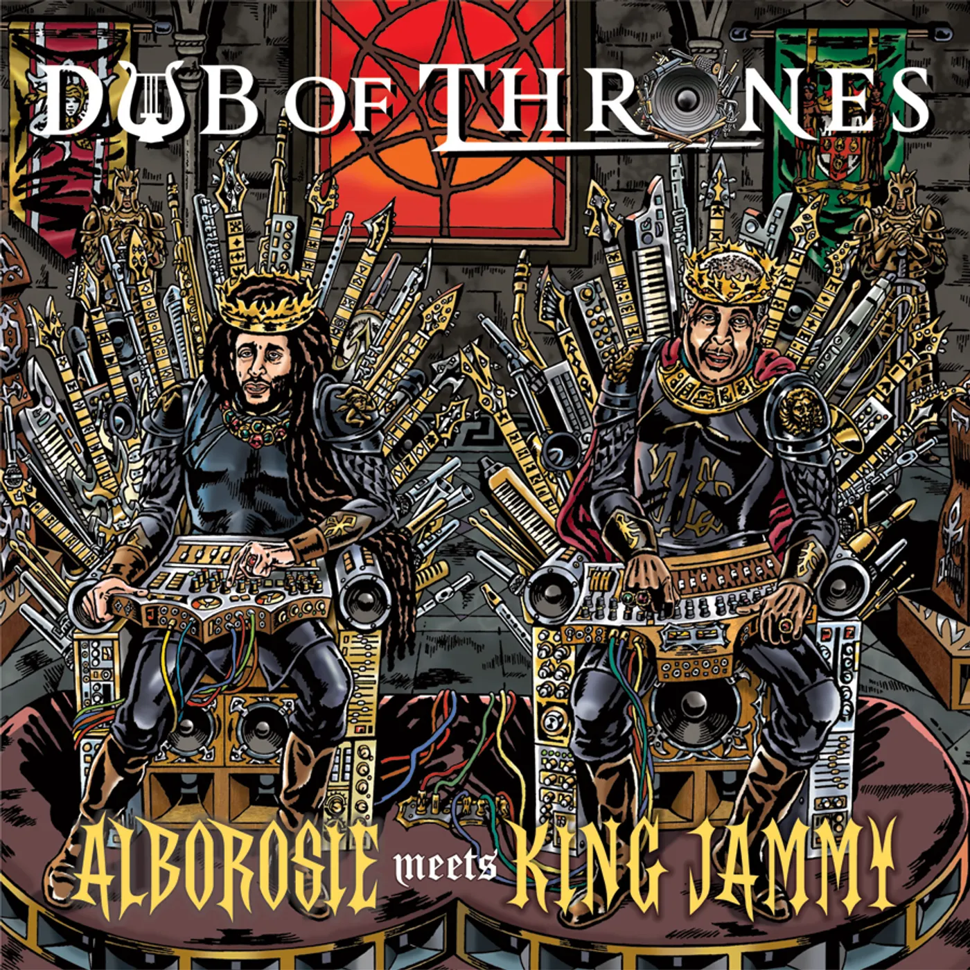 ALBOROSIE / KING JAMMY Dub Of Thrones Vinyl Record