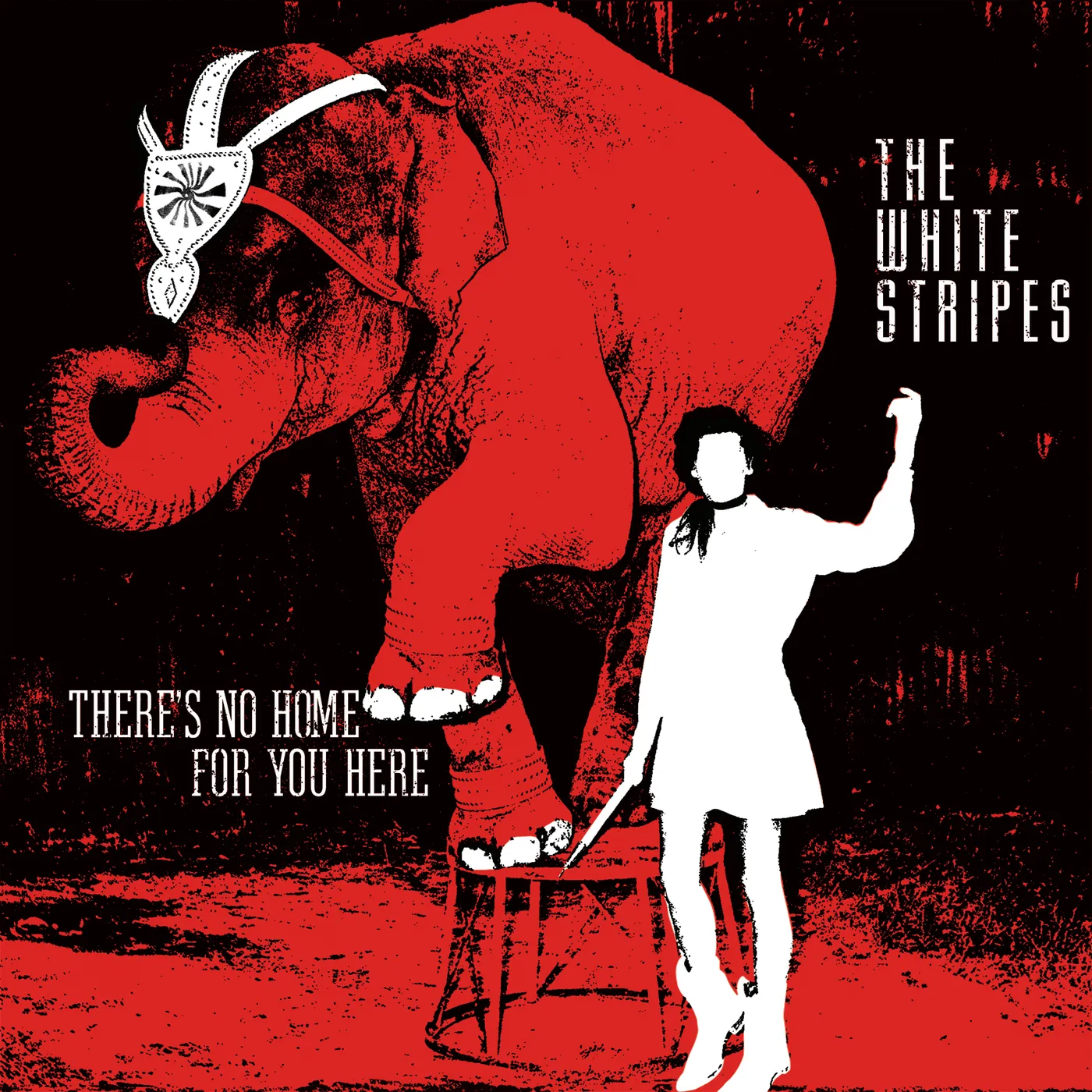 The White Stripes THERE'S NO HOME FOR YOU HERE / I FOUGHT PIRANHAS Vinyl Record