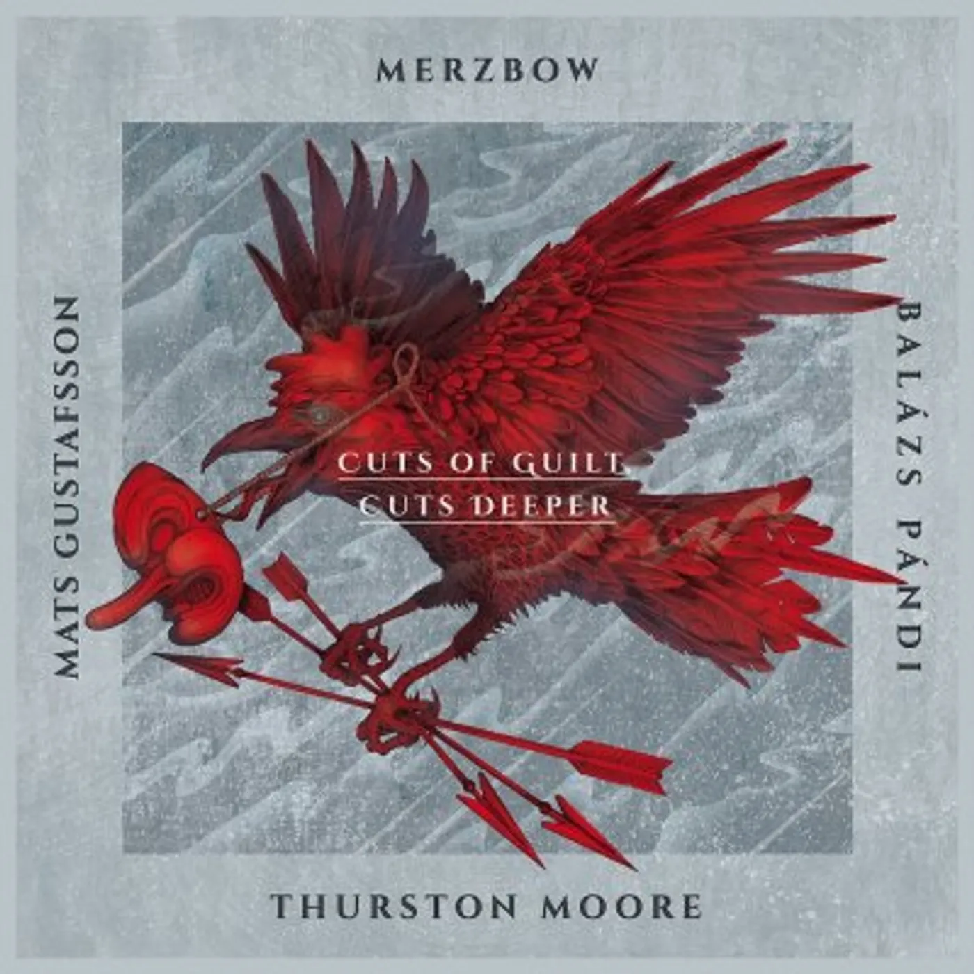 MERZBOW / MATS GUSTAFSSON / BALAZS PANDI / MOORE CUTS OF GUILT CUTS DEEPER Vinyl Record