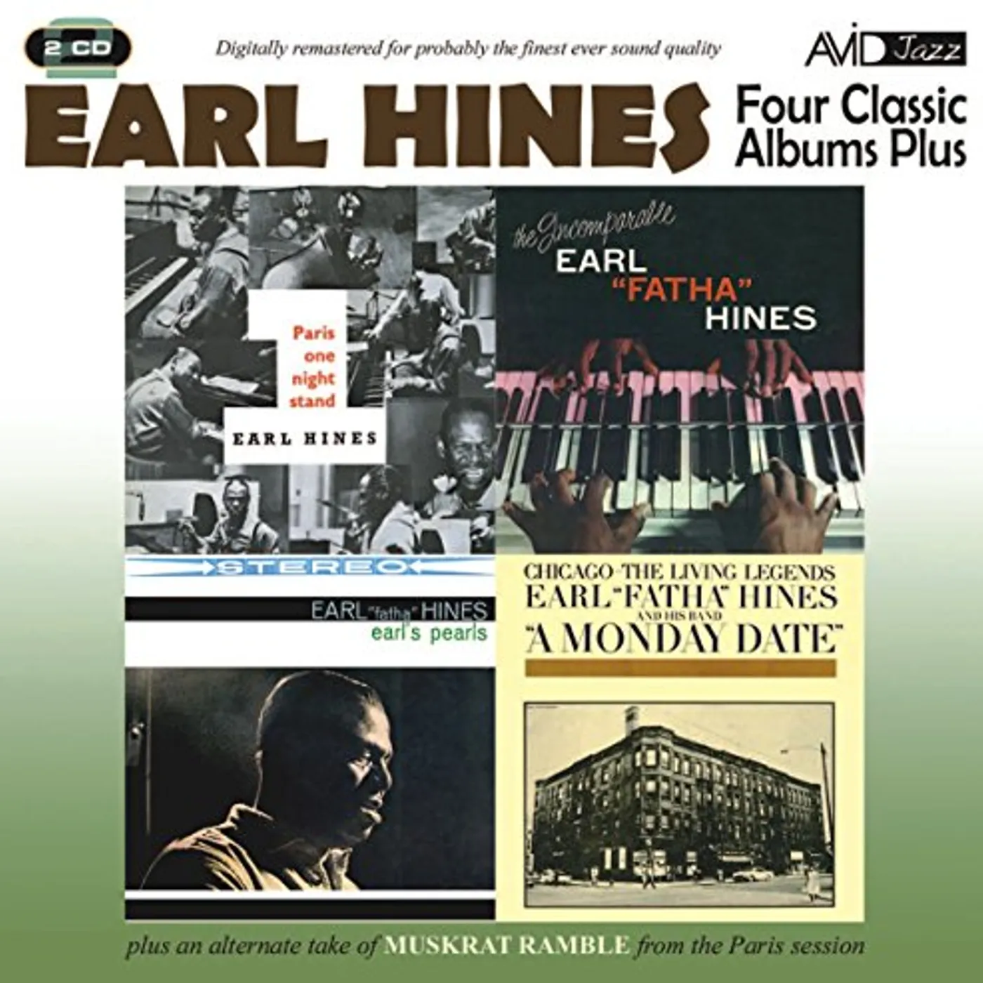 Earl Hines MONDAY DATE / PARIS ONE NIGHT STAND / EARL'S PEARL CD