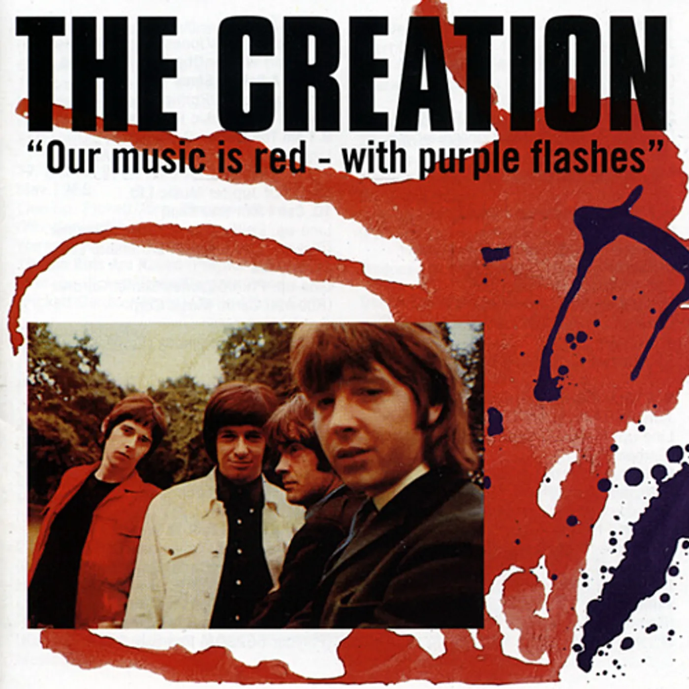 The Creation OUR MUSIC IS RED WITH PURPLE FLASHES Vinyl Record