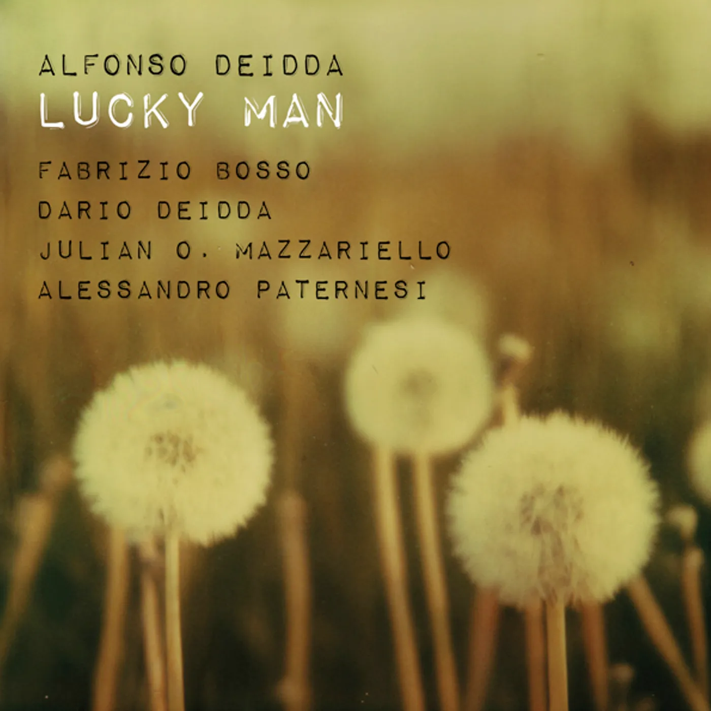 Alfonso Deidda LUCKY MAN CD
