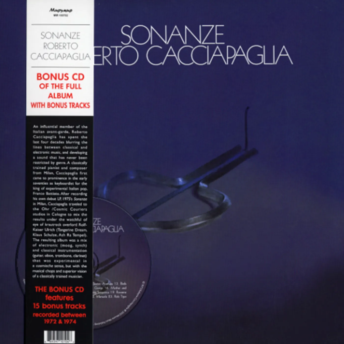 Roberto Cacciapaglia Sonanze Vinyl Record