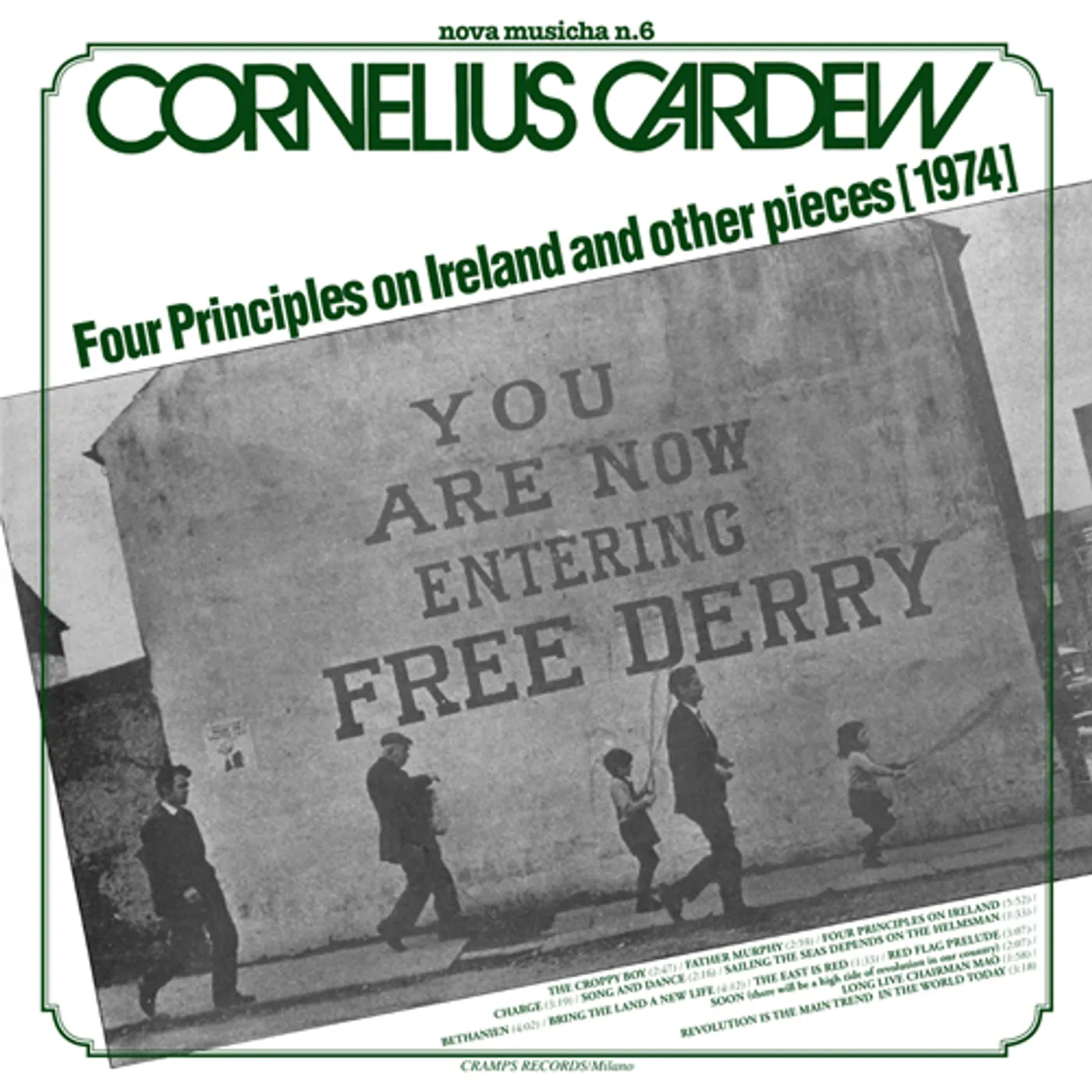 Cornelius Cardew NOVA MUSICHA NO. 6: FOUR PRINCIPLES ON IRELAND Vinyl Record