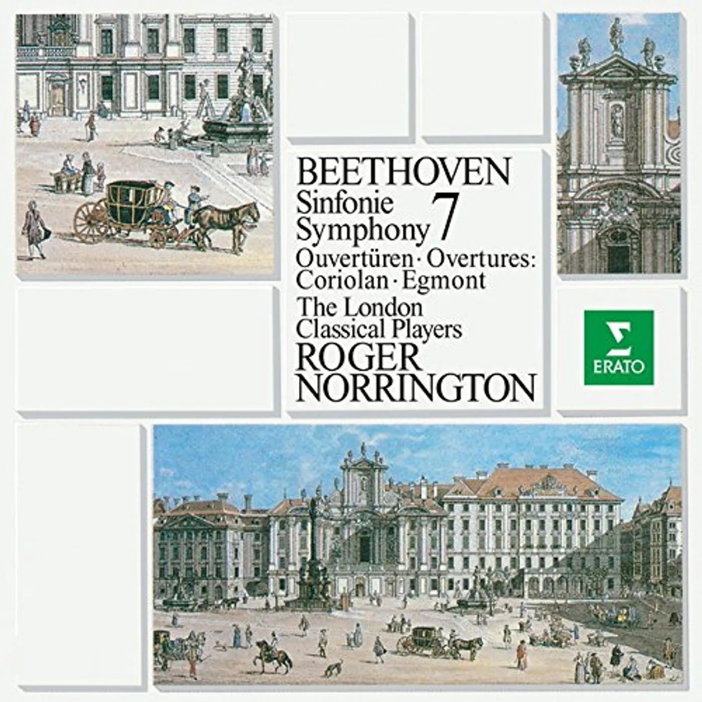 Roger Norrington BEETHOVEN: SYMPHONY NO. 7 OVETURES CD