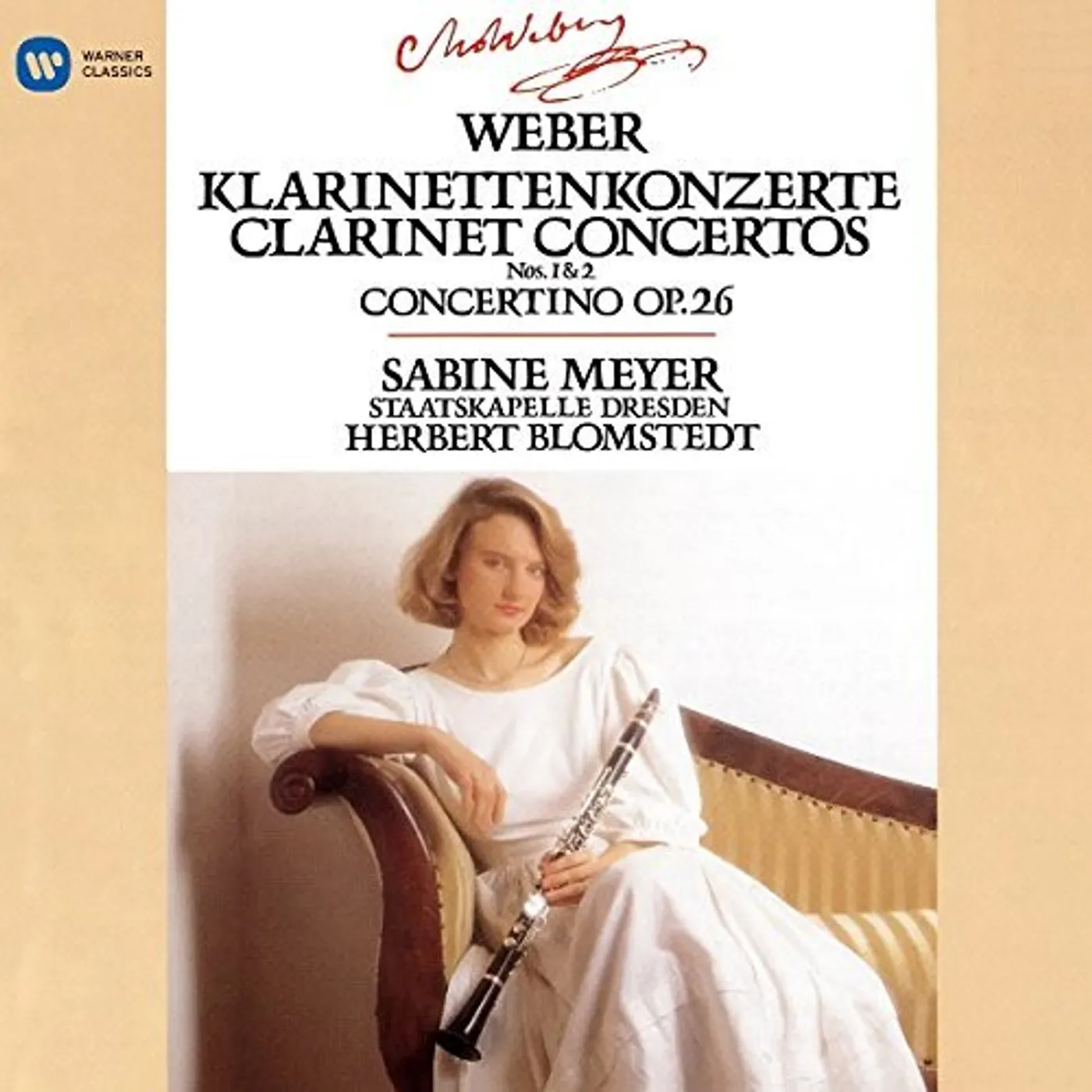 Sabine Meyer WEBER: CLARINET CONCERTO NO. 1 & NO. 2 CD
